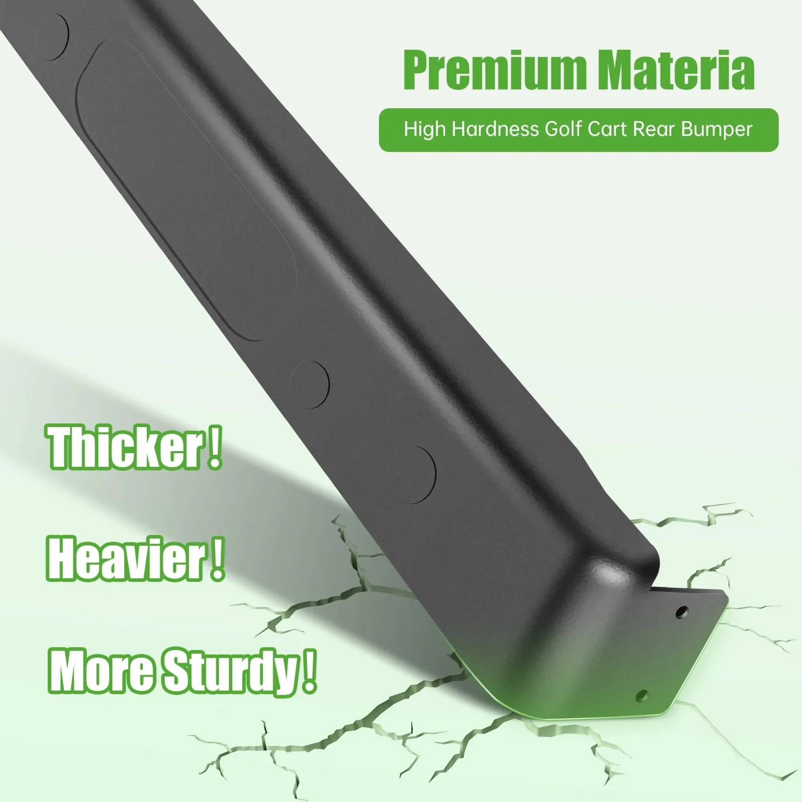 10L0L Rear Bumper for E-Z-GO TXT 2000+ Golf Carts image 4