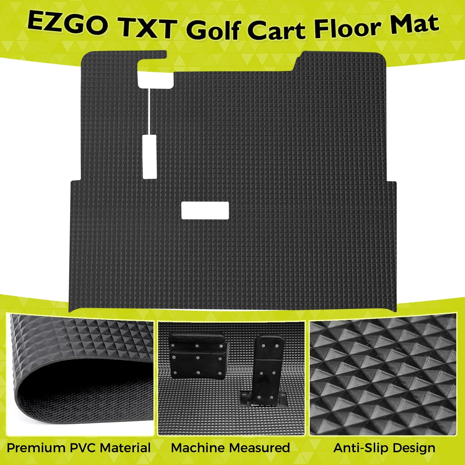 Tecoom Floor Mat for Yamaha G22 Golf Cart 2009-2013 image 3