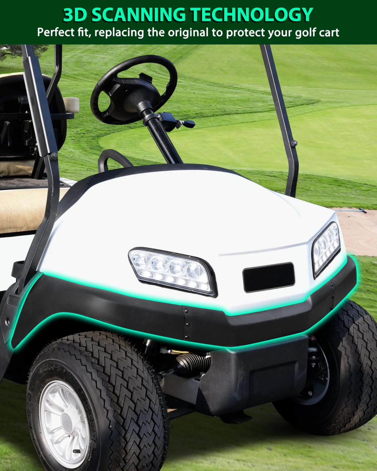 POKIAUTO Front Fascia for Club Car Tempo 2018+ image 3