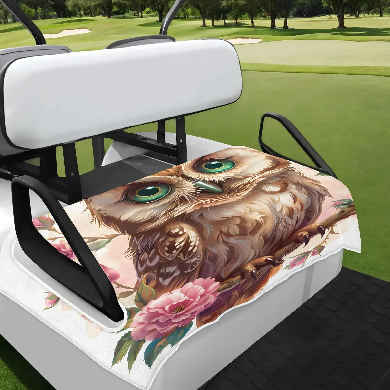 Tiveruda Golf Cart Seat Cover for Double Seats