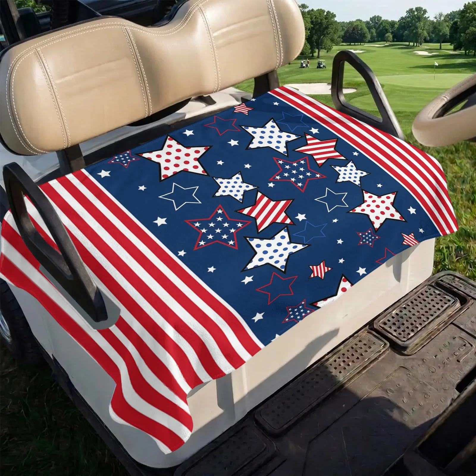 Trosturdspn 51 x 31-Inch Golf Cart Seat Cover Blanket image 4