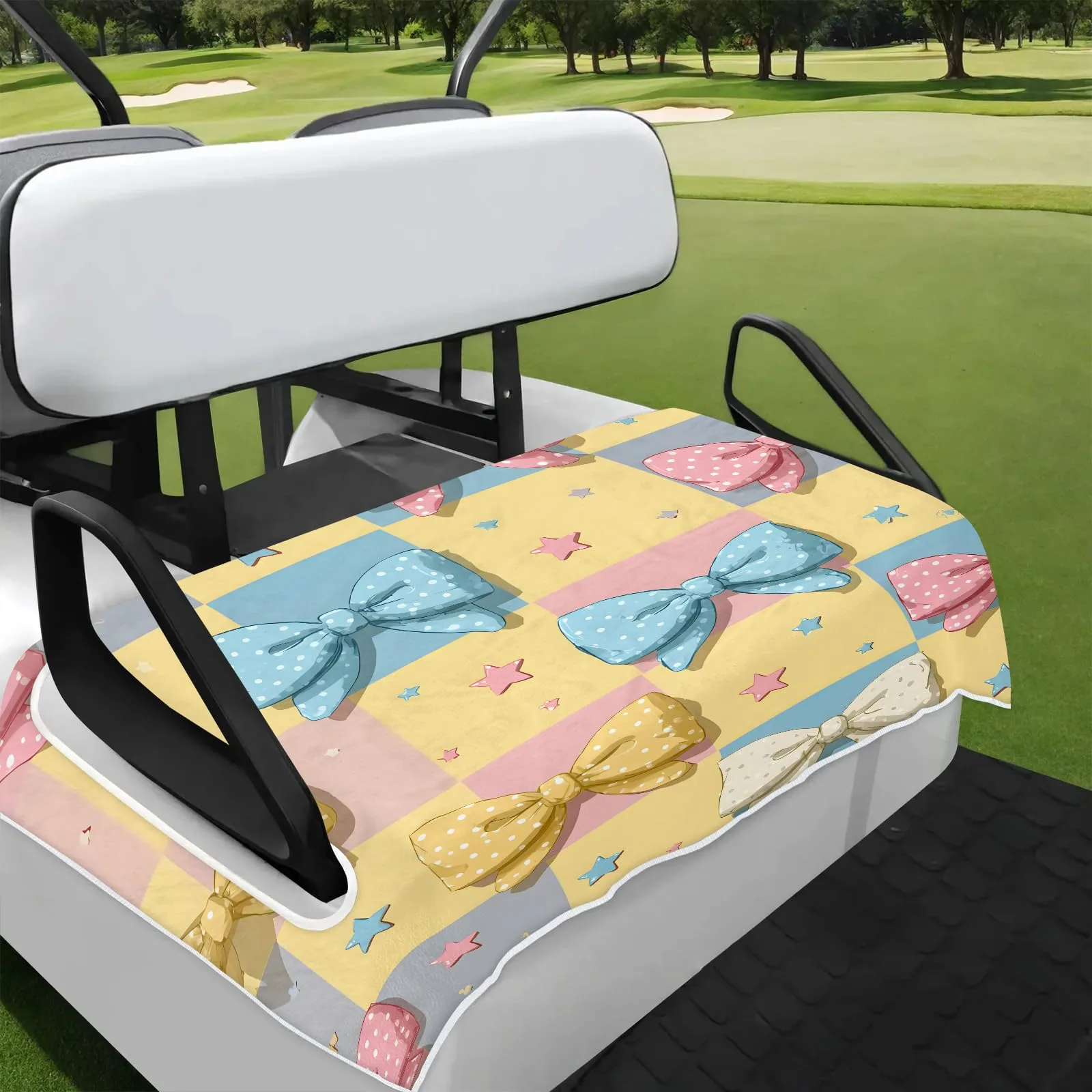 Tiveruda Golf Cart Seat Cover for Double Seats