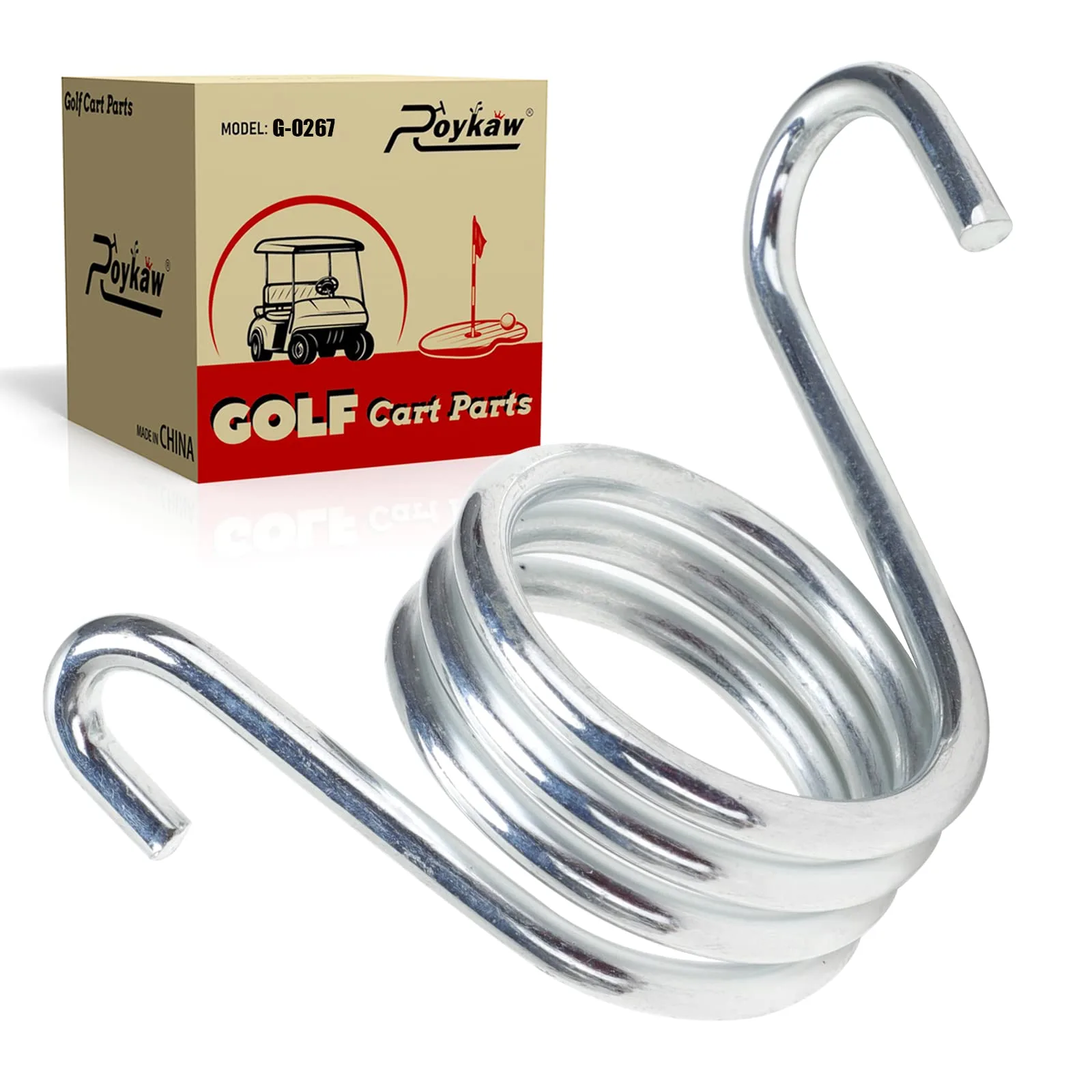 Roykaw Brake Pedal Torsion Spring for E-Z-GO TXT/PDS