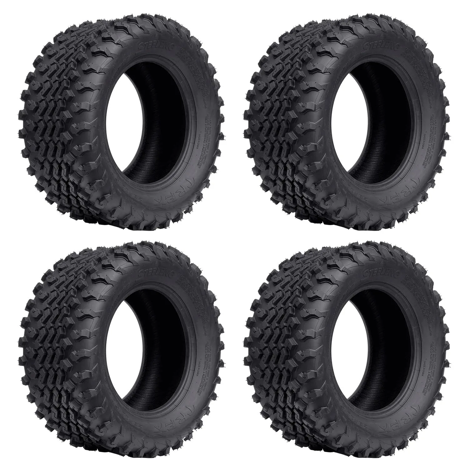 ACED Parts FALCON 23x10.5-12 Golf Cart Tires, Set of 4
