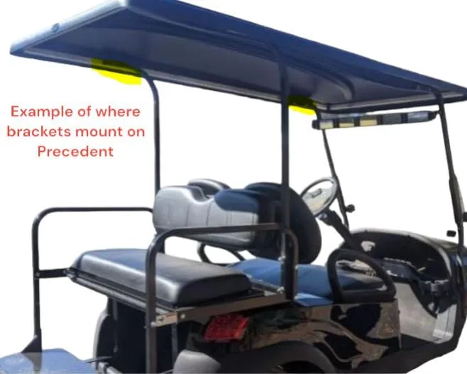 3G K1404 80-Inch Extended Roof Kit for Club Car Precedent image 4
