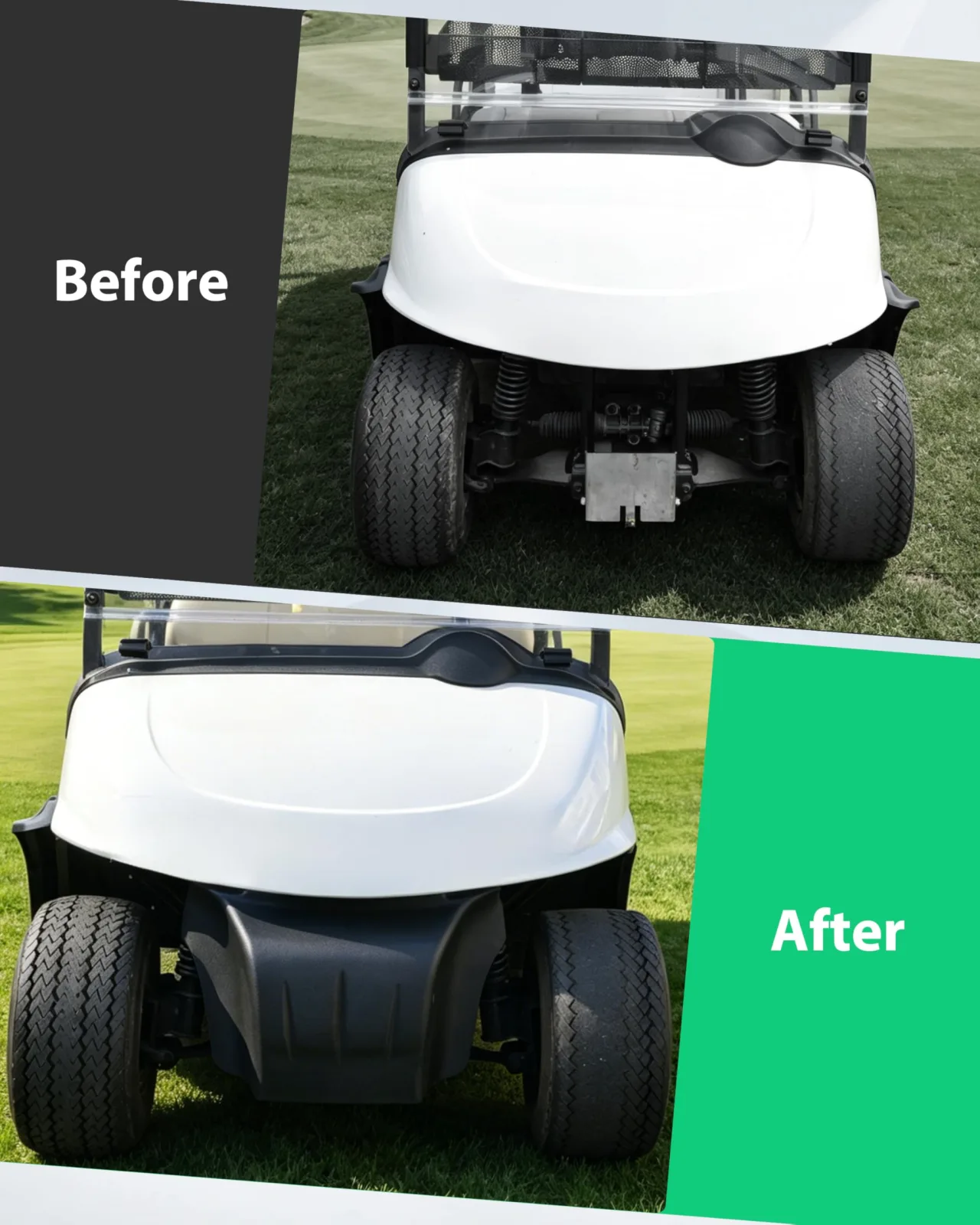 LDETXY Front Bumper for E-Z-GO RXV 2008-2015 image 3