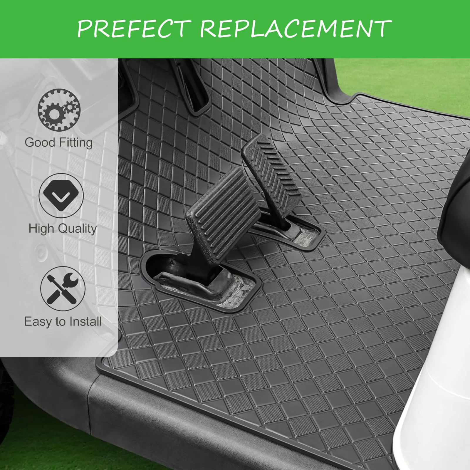 PXTHEU E-Z-GO RXV Accelerator & Brake Pedal Covers image 4
