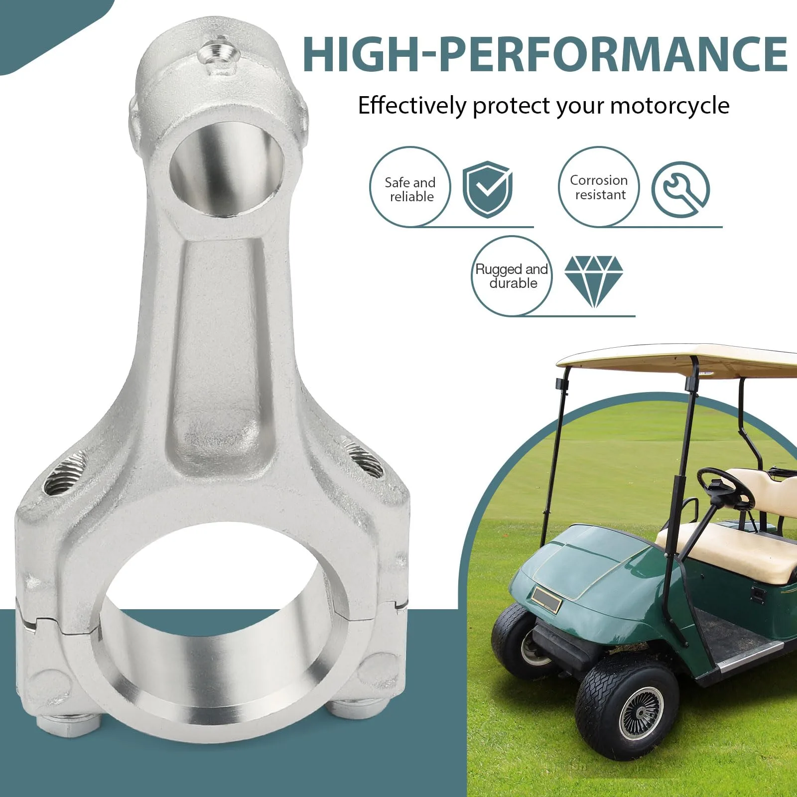 zozoye Forged Connecting Rod 26606-G01 for E-Z-GO Golf Carts image 4