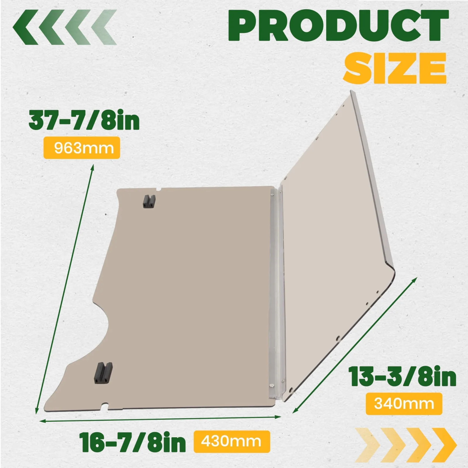 ECOTRIC Folding Tinted Windshield for E-Z-GO RXV image 4