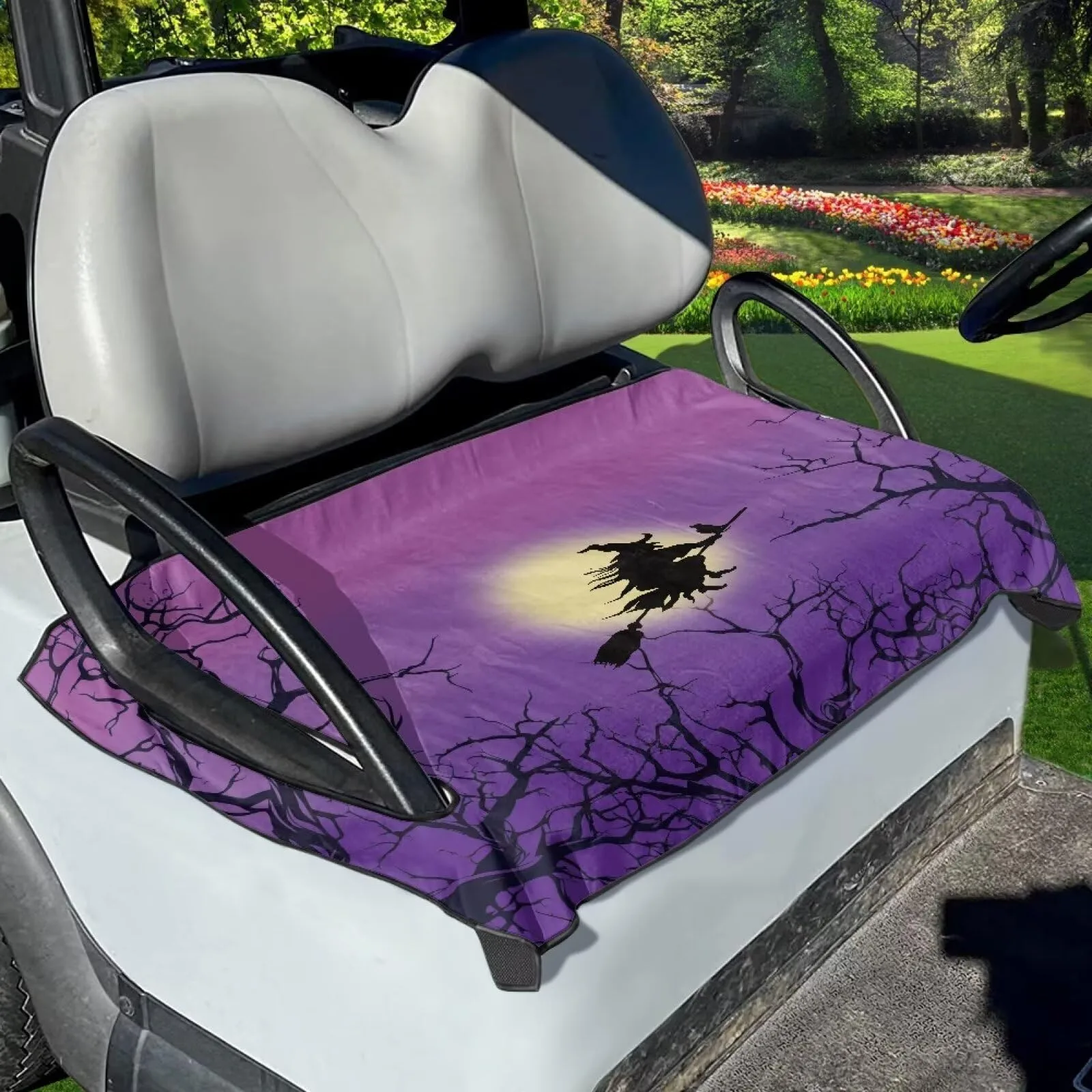 Darisoco Golf Cart Seat Cover for 2-Person Front Seats