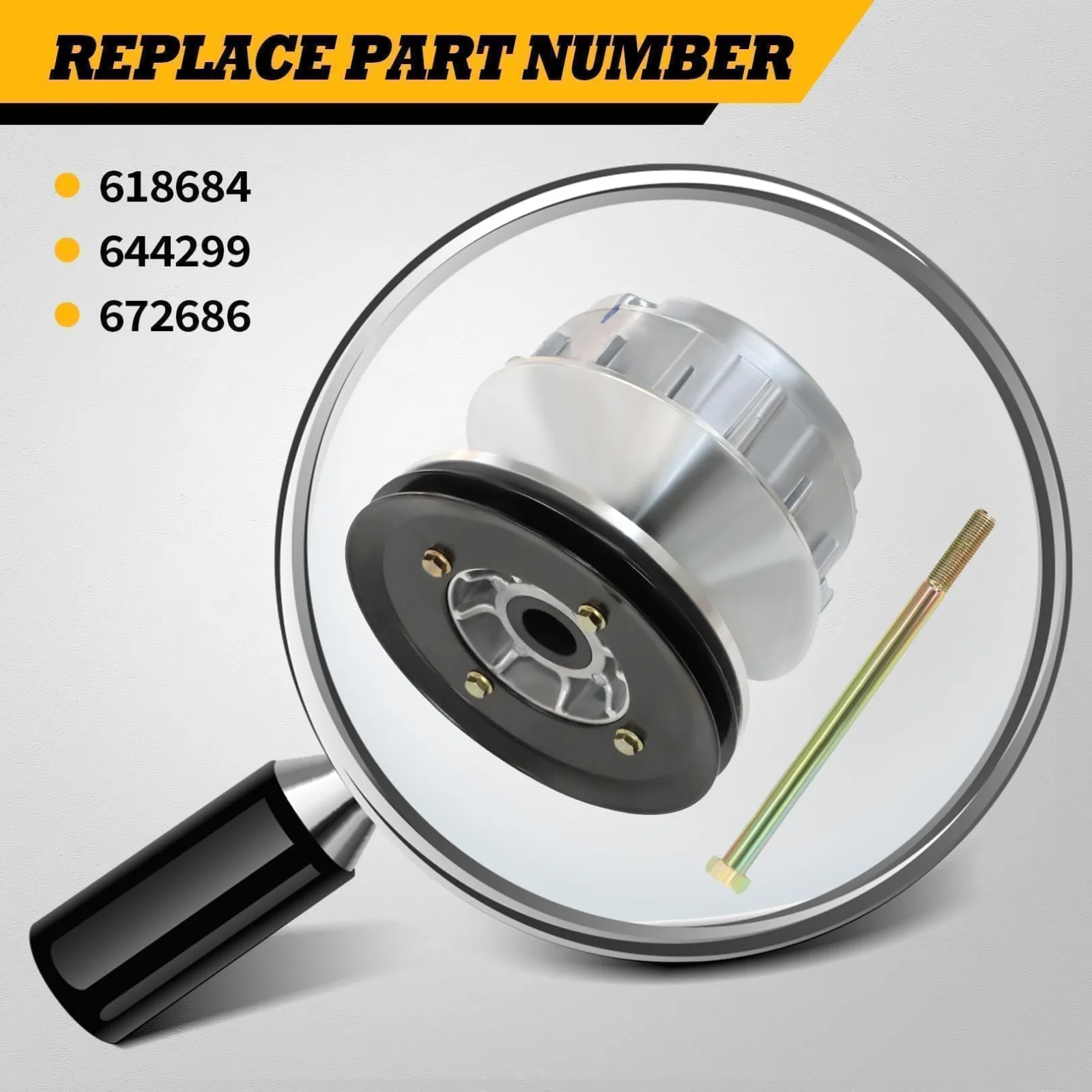 Jecoupoon Drive Clutch for TXT and RXV Golf Carts image 3