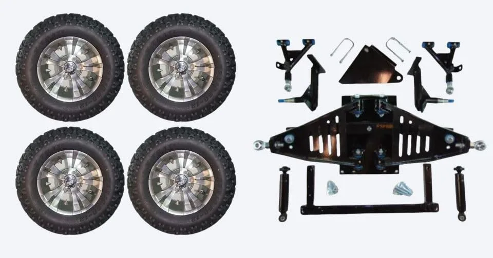 3G 6-Inch Lift Kit with Wheels for Yamaha Drive II