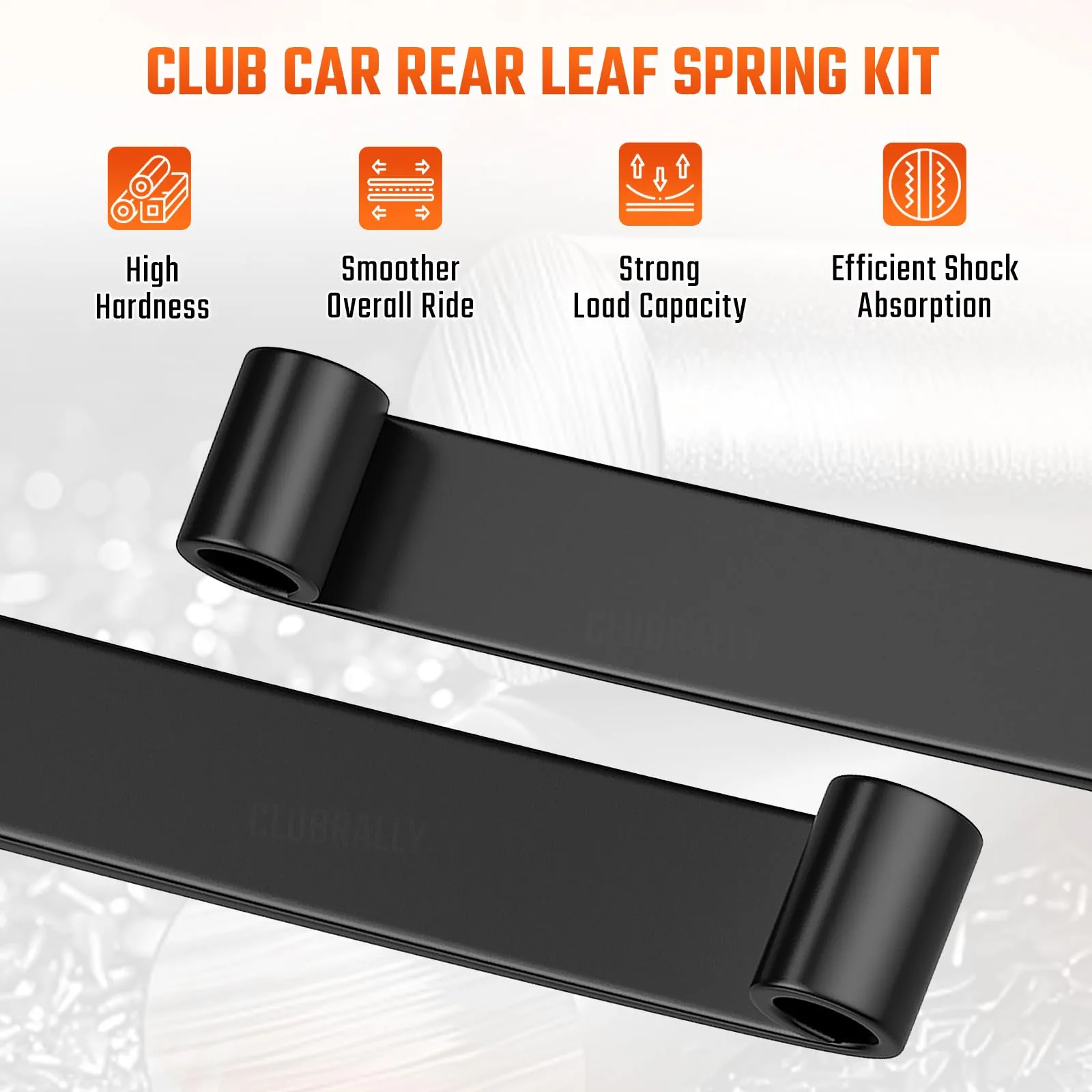CLUBRALLY Rear Leaf Springs for Club Car Precedent, Tempo & Onward image 2