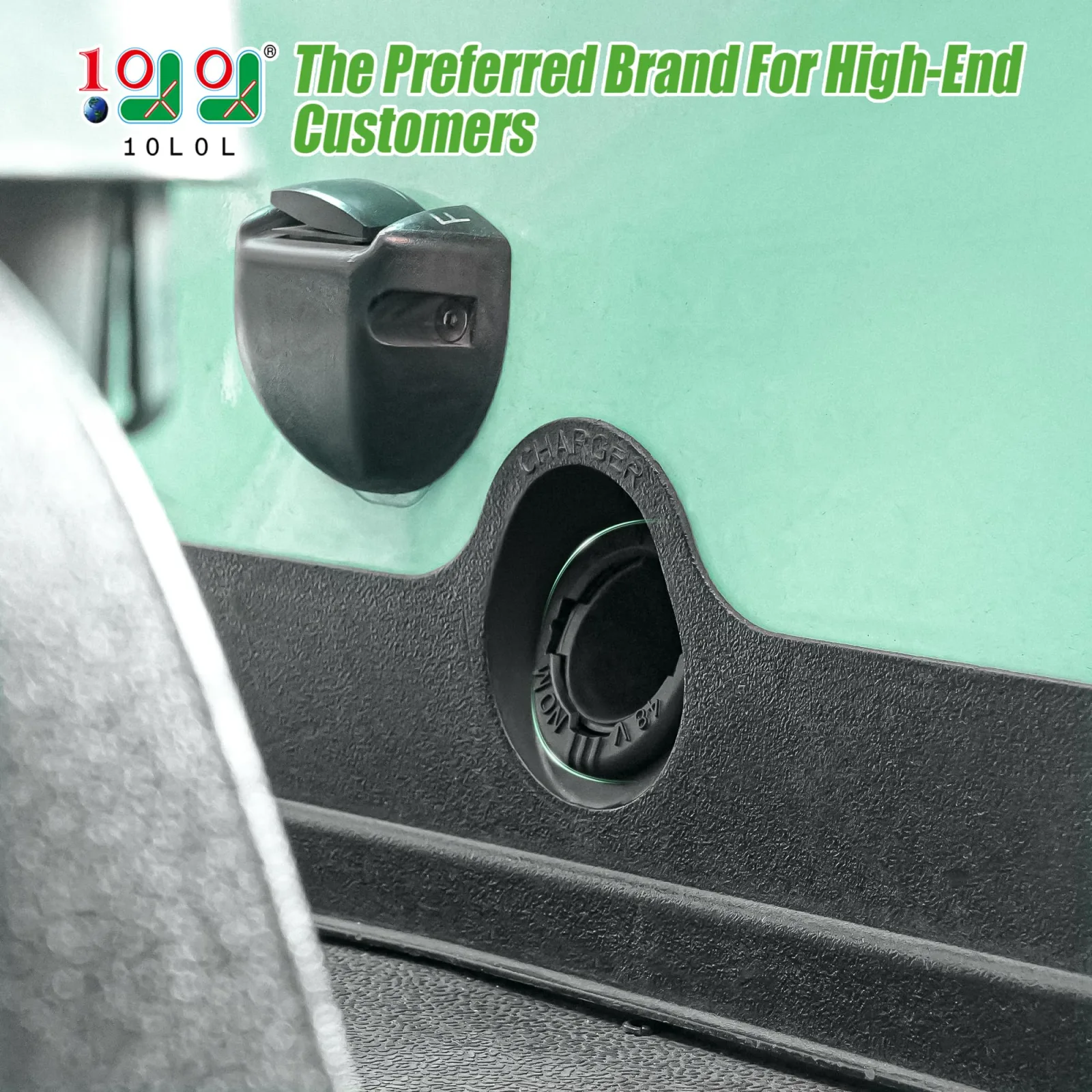 10L0L Charging Socket Trim for Club Car Precedent 102516901 image 2