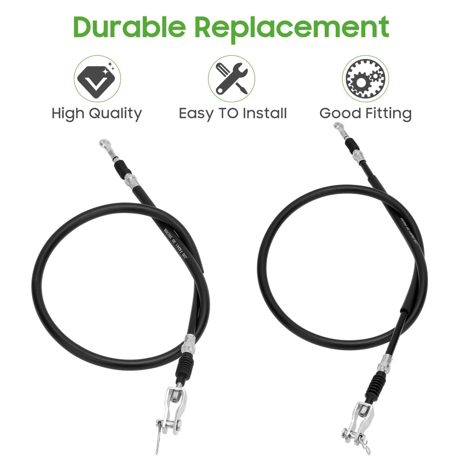 10L0L Brake Cable Set for Yamaha G8-G22 Golf Carts image 3