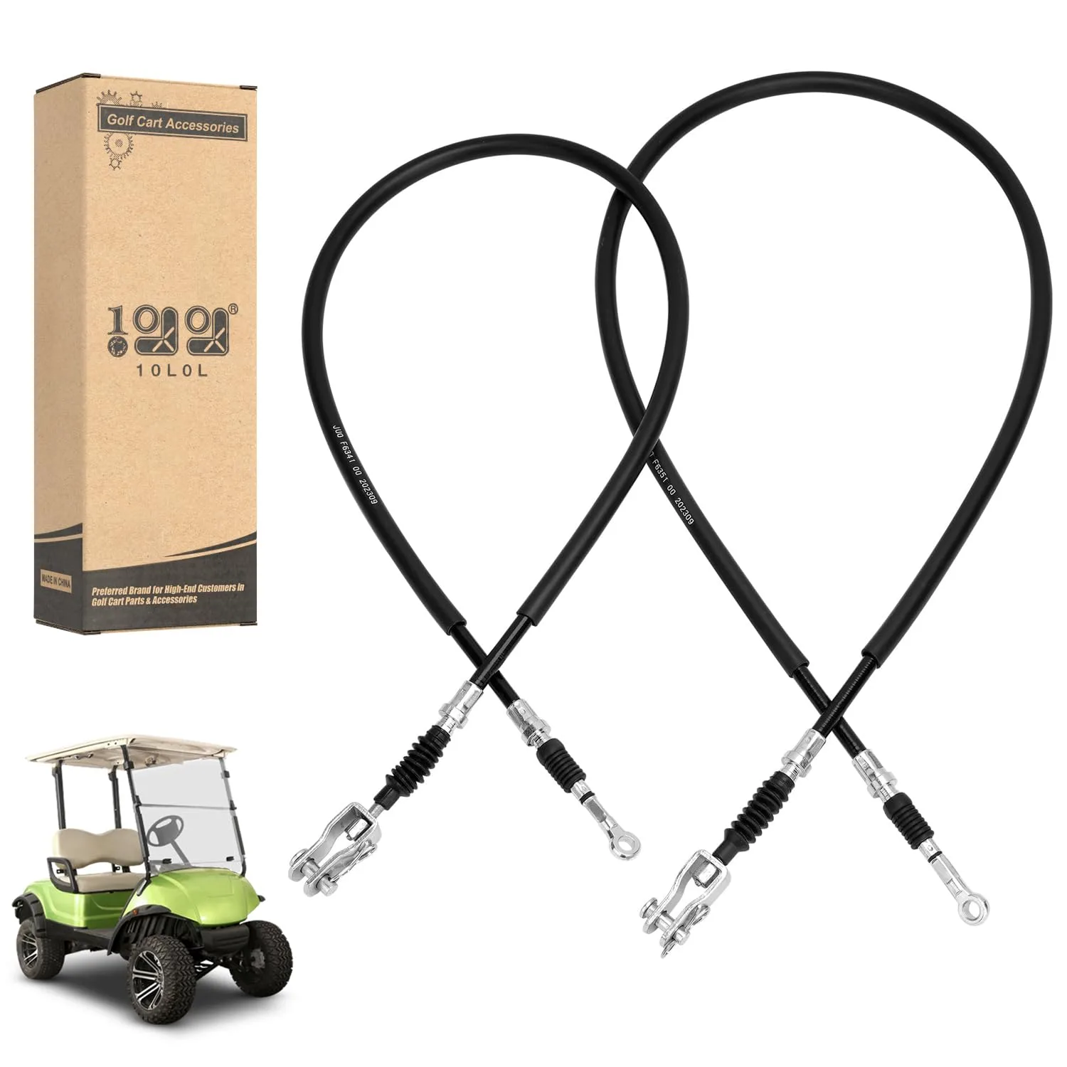 10L0L Brake Cable Set for Yamaha G8-G22 Golf Carts