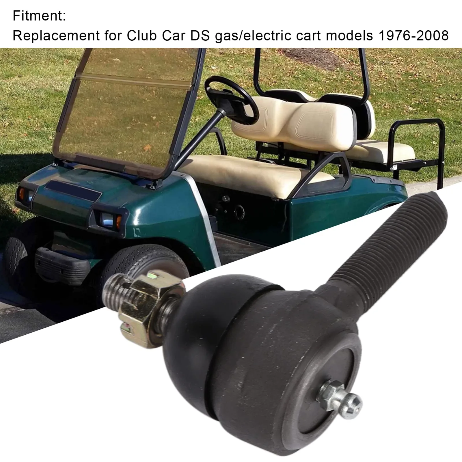 Yscryptoline Tie Rod End Ball Joint for Club Car DS image 2
