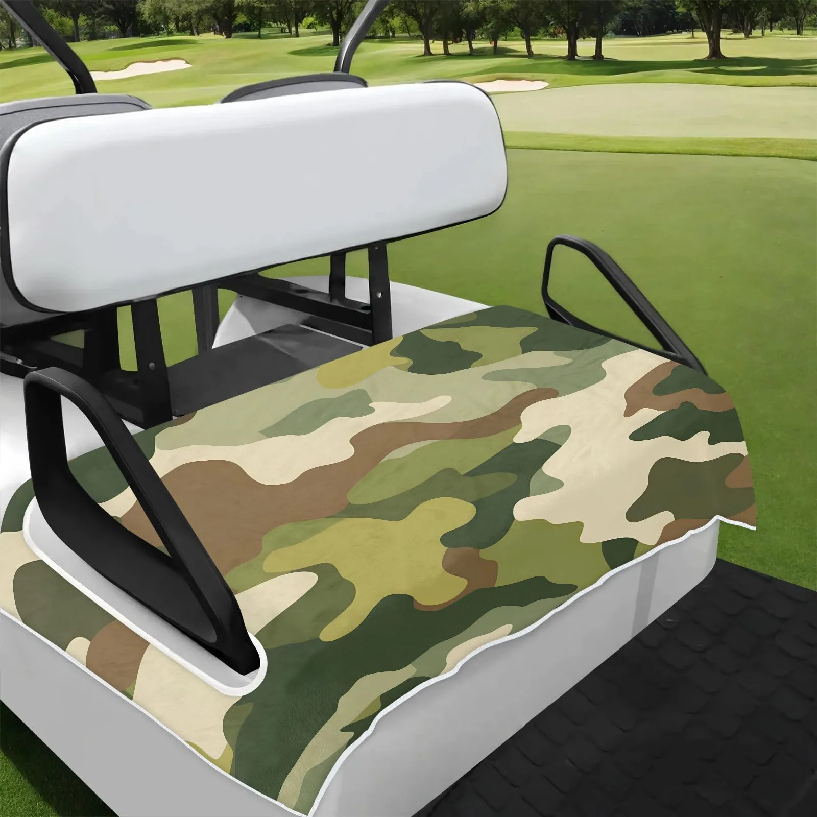 Tiveruda Golf Cart Seat Cover for Double Seats, 51 x 31 in