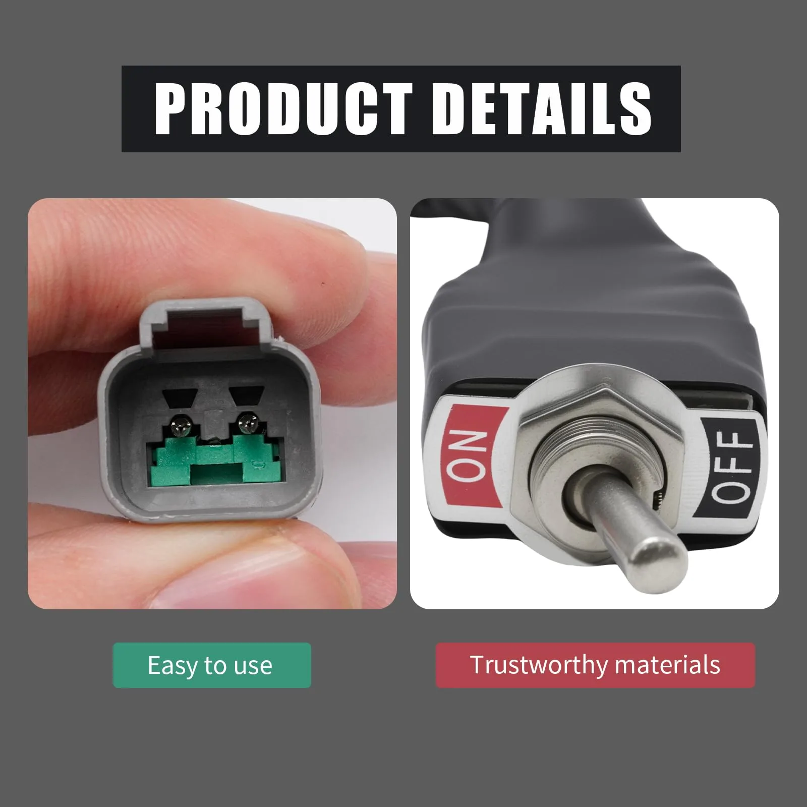 Aynaxcol Tow/Run Switch 101908101 for Club Car DS 48V (1995+) image 4