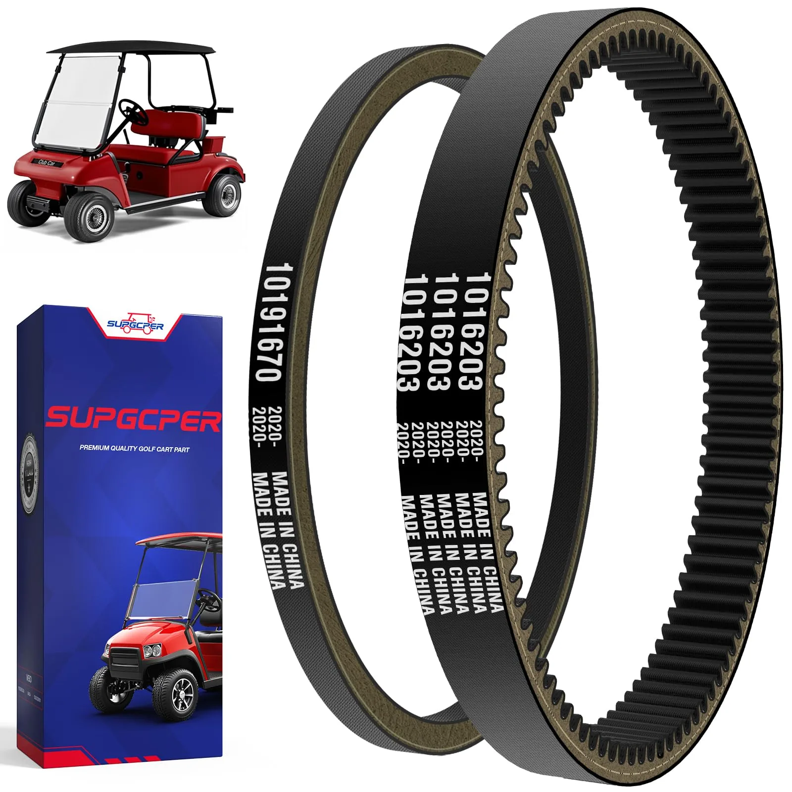 SUPGCPER Club Car DS & Precedent Drive Belt Kit