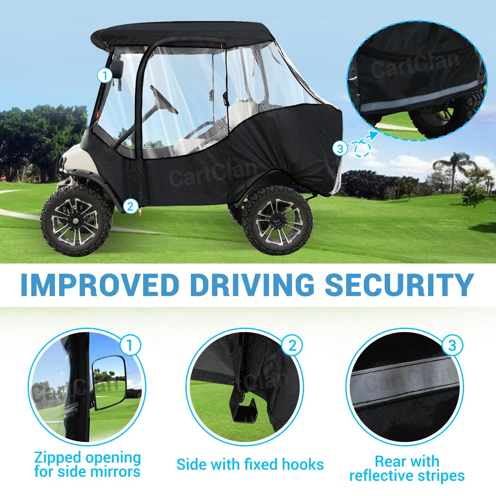 CartClan Enclosure for 4-Passenger Club Car DS image 4