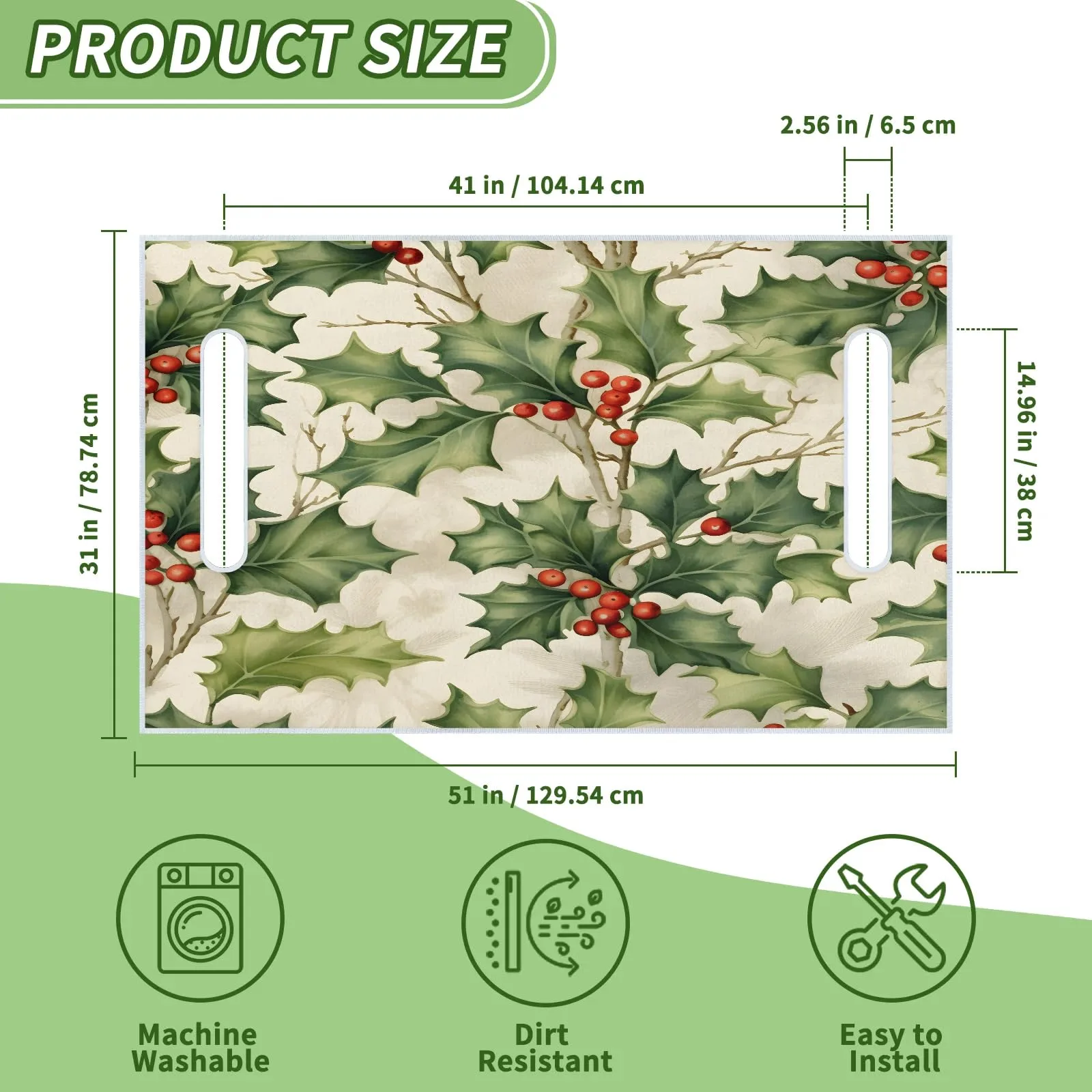 Tiveruda Golf Cart Seat Cover for Double Seats 51 x 31 in image 2