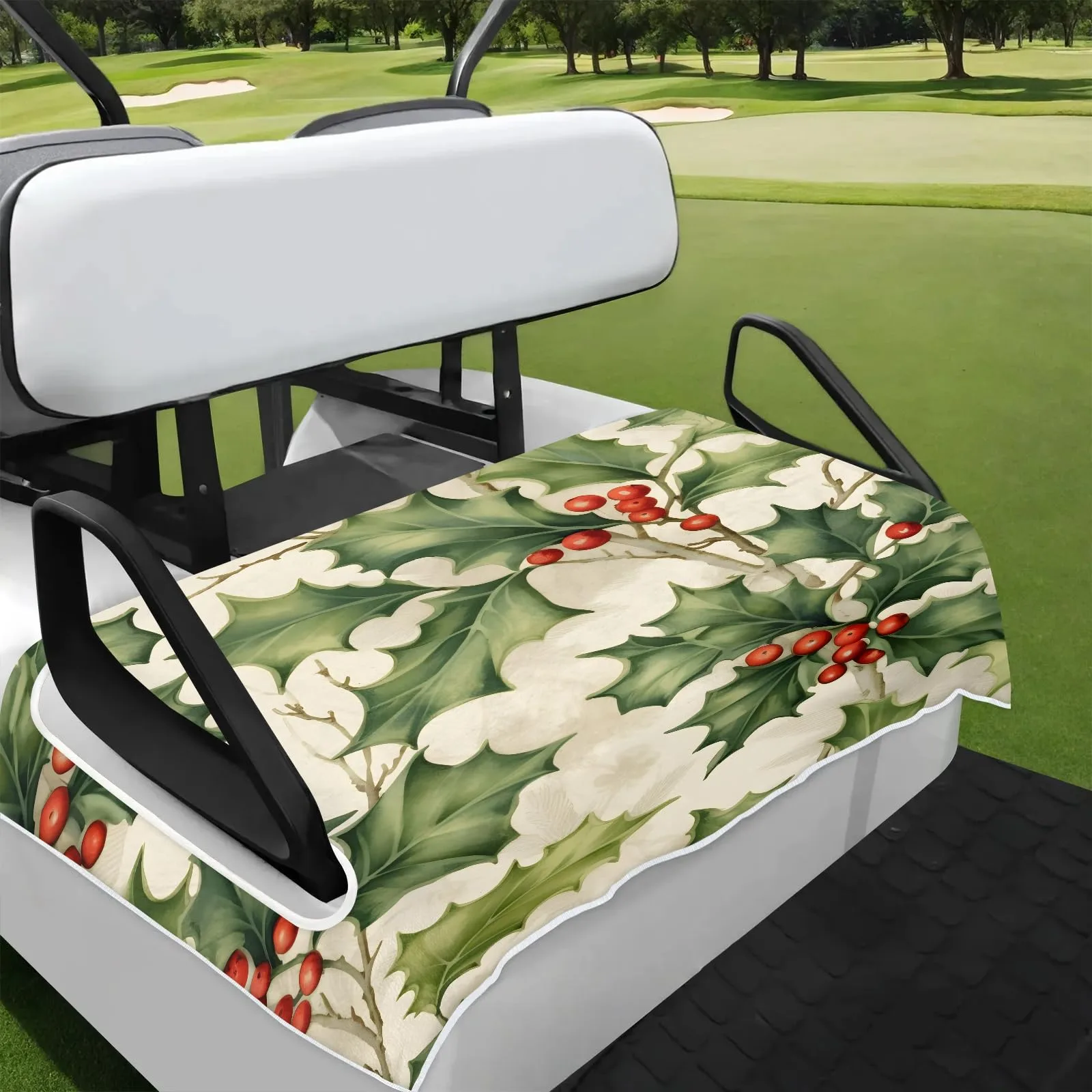 Tiveruda Golf Cart Seat Cover for Double Seats 51 x 31 in
