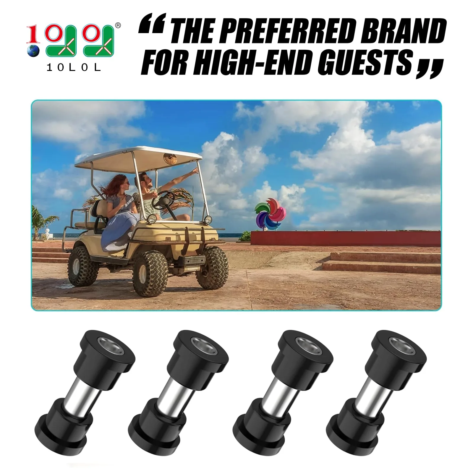 E-Z-GO TXT Medalist Rear Leaf Spring Bushing Kit image 2