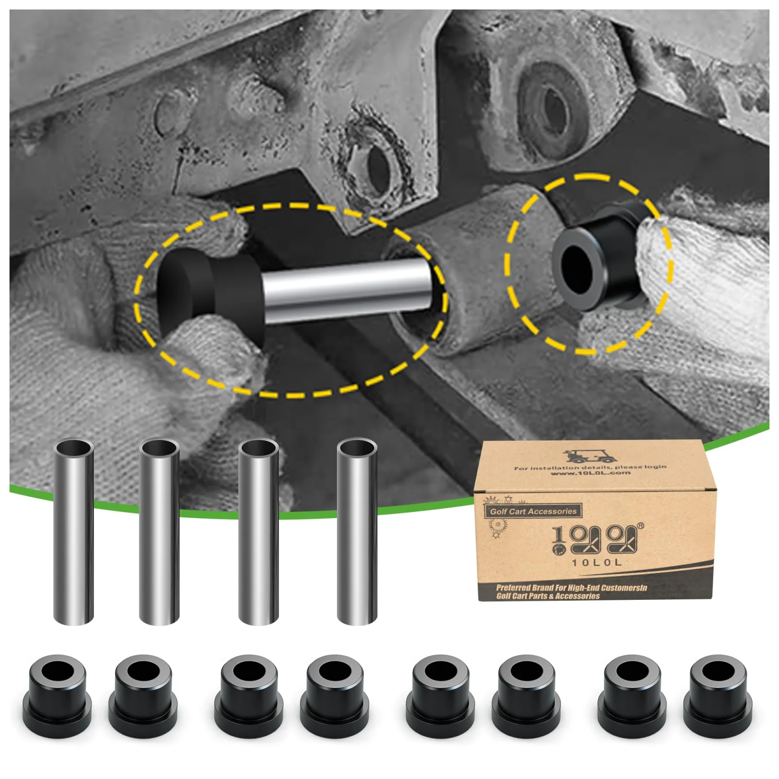 E-Z-GO TXT Medalist Rear Leaf Spring Bushing Kit