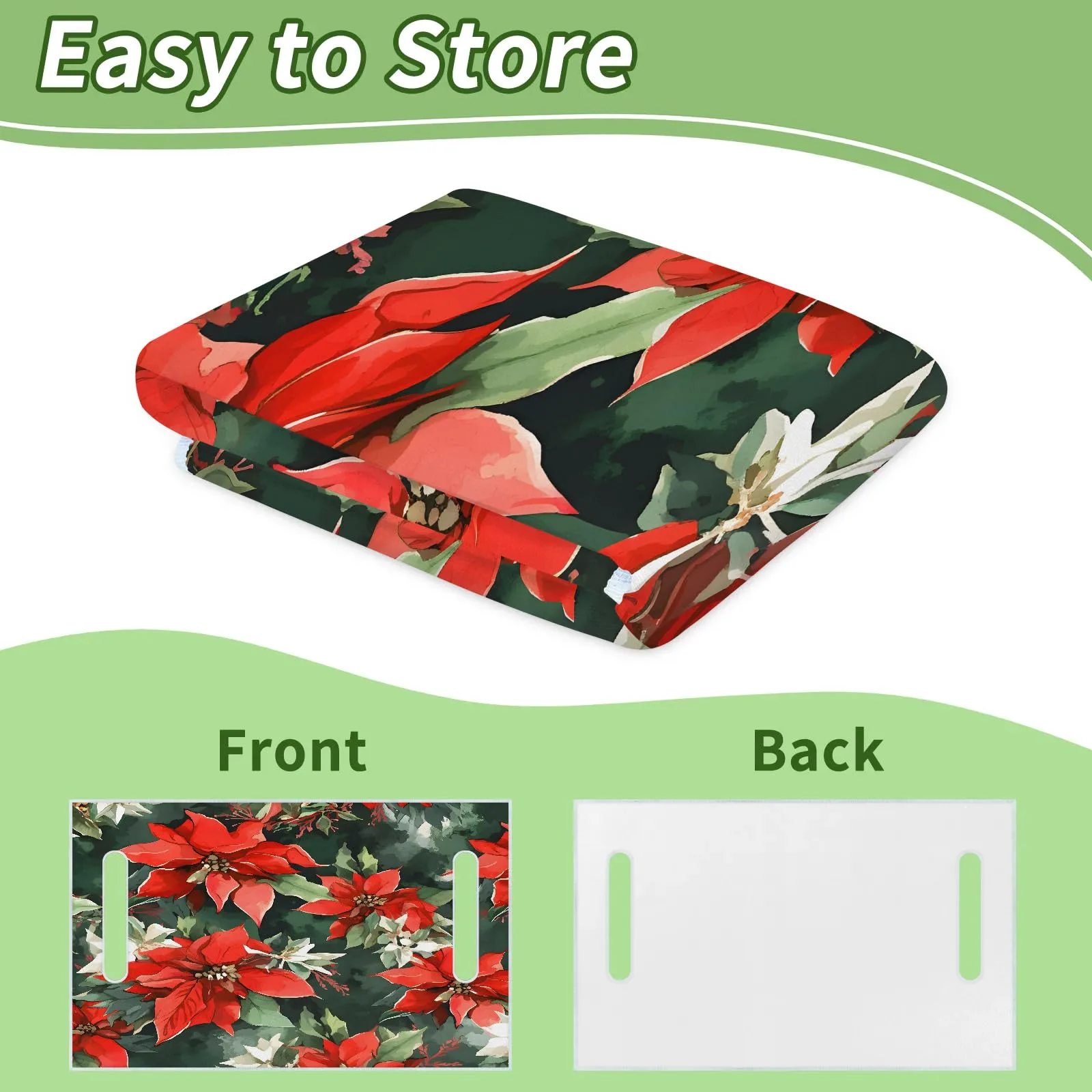 Tiveruda 51" x 31" Universal 2-Person Golf Cart Seat Cover - Microfiber image 4