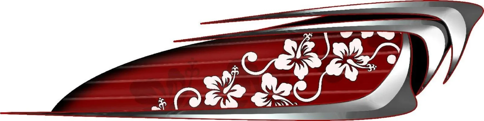 Beach Cruiser Golf Cart Decal Set for E-Z-GO, Club Car & Yamaha