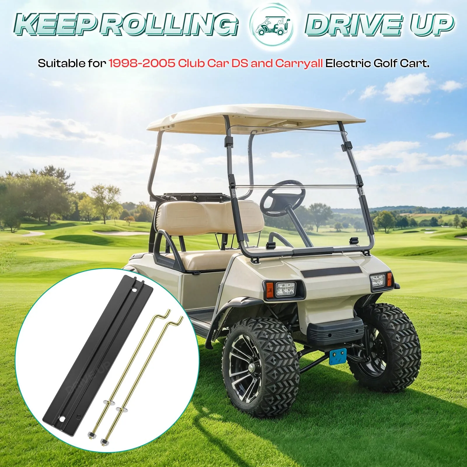DRIVE UP DU00239 Club Car Battery Hold-Down Kit image 2
