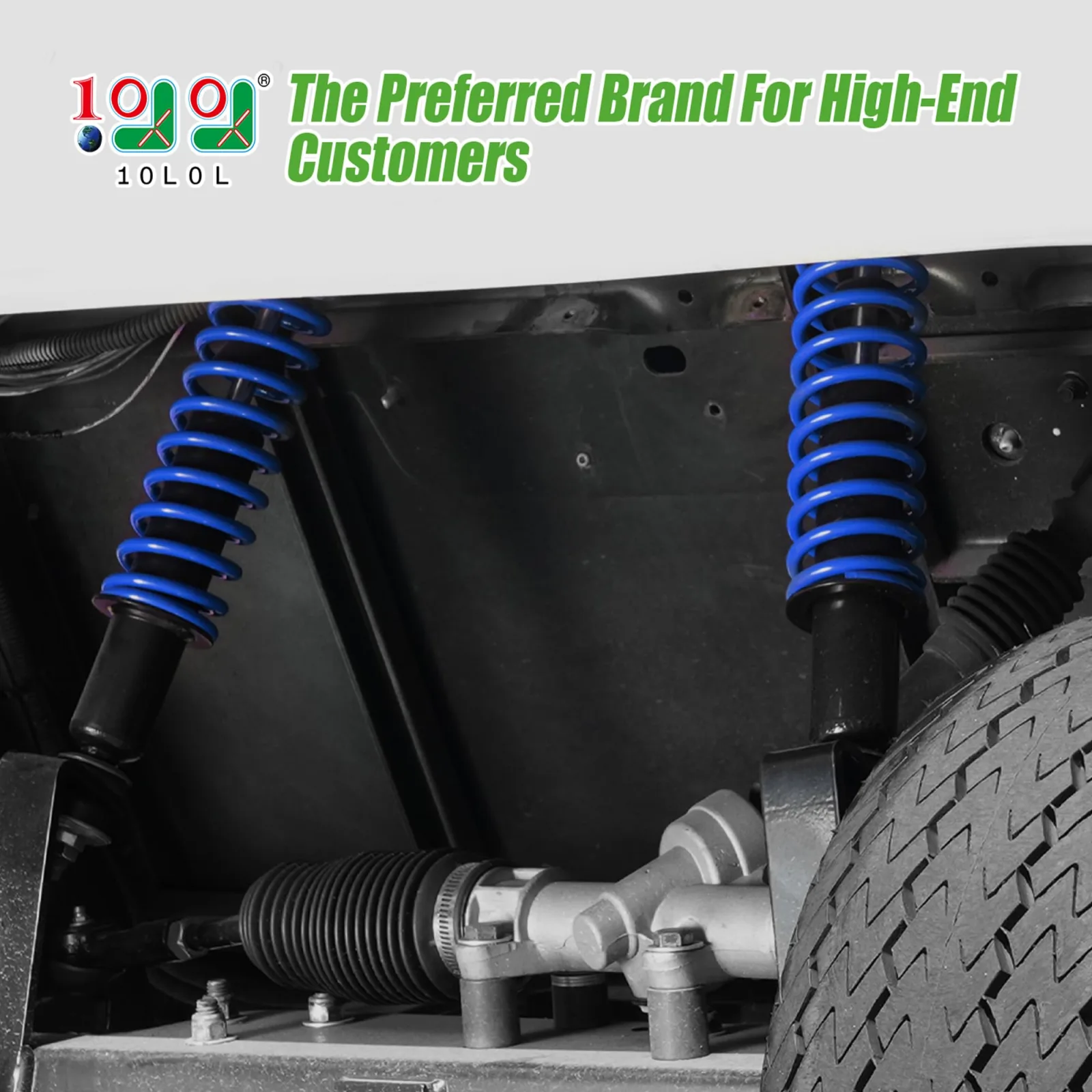 10L0L Heavy-Duty Shocks for E-Z-GO TXT Medalist 70630-G01 image 2