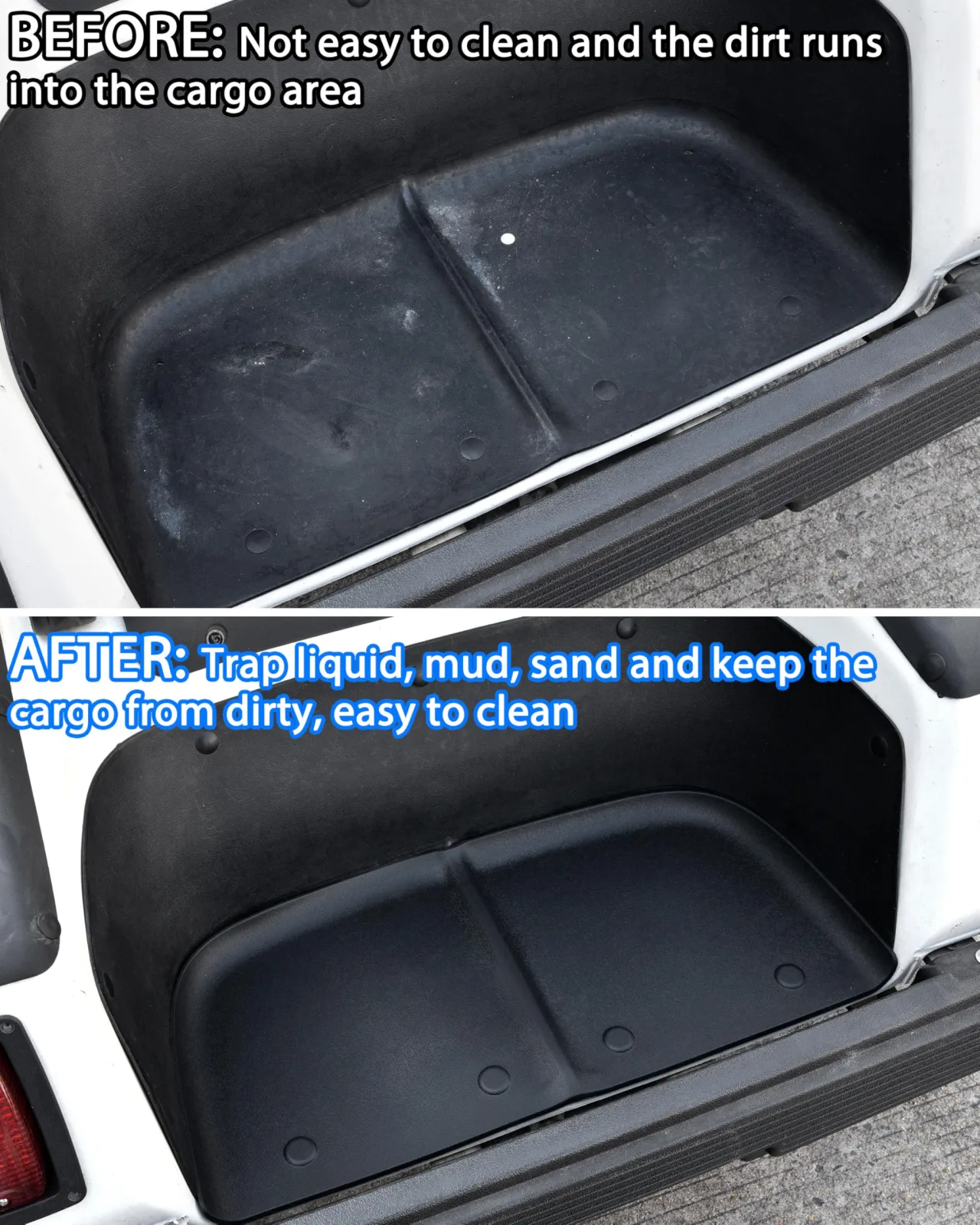SAUTVS Bag Well Mat for Club Car DS Golf Cart image 2