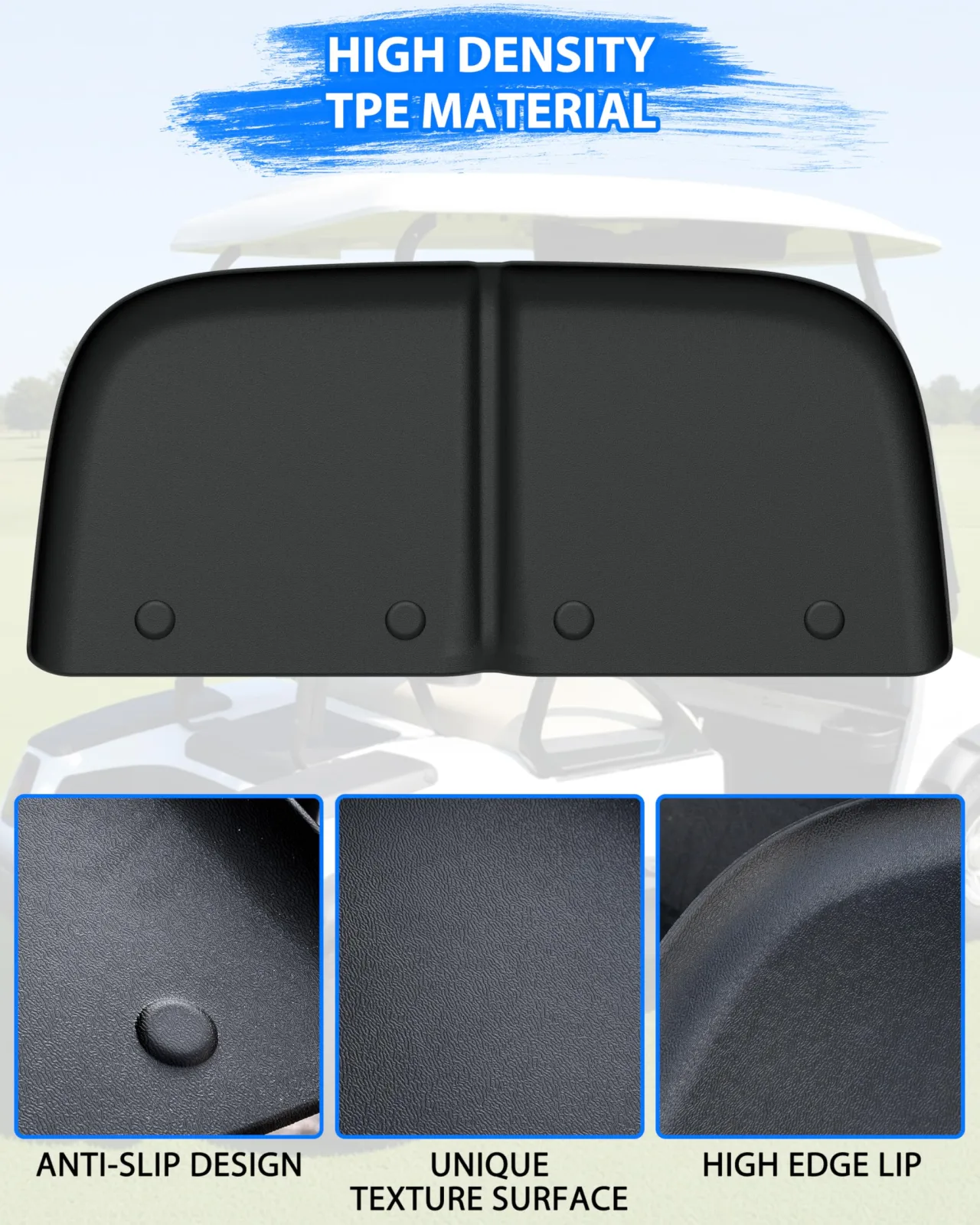 SAUTVS Bag Well Mat for Club Car DS Golf Cart image 3