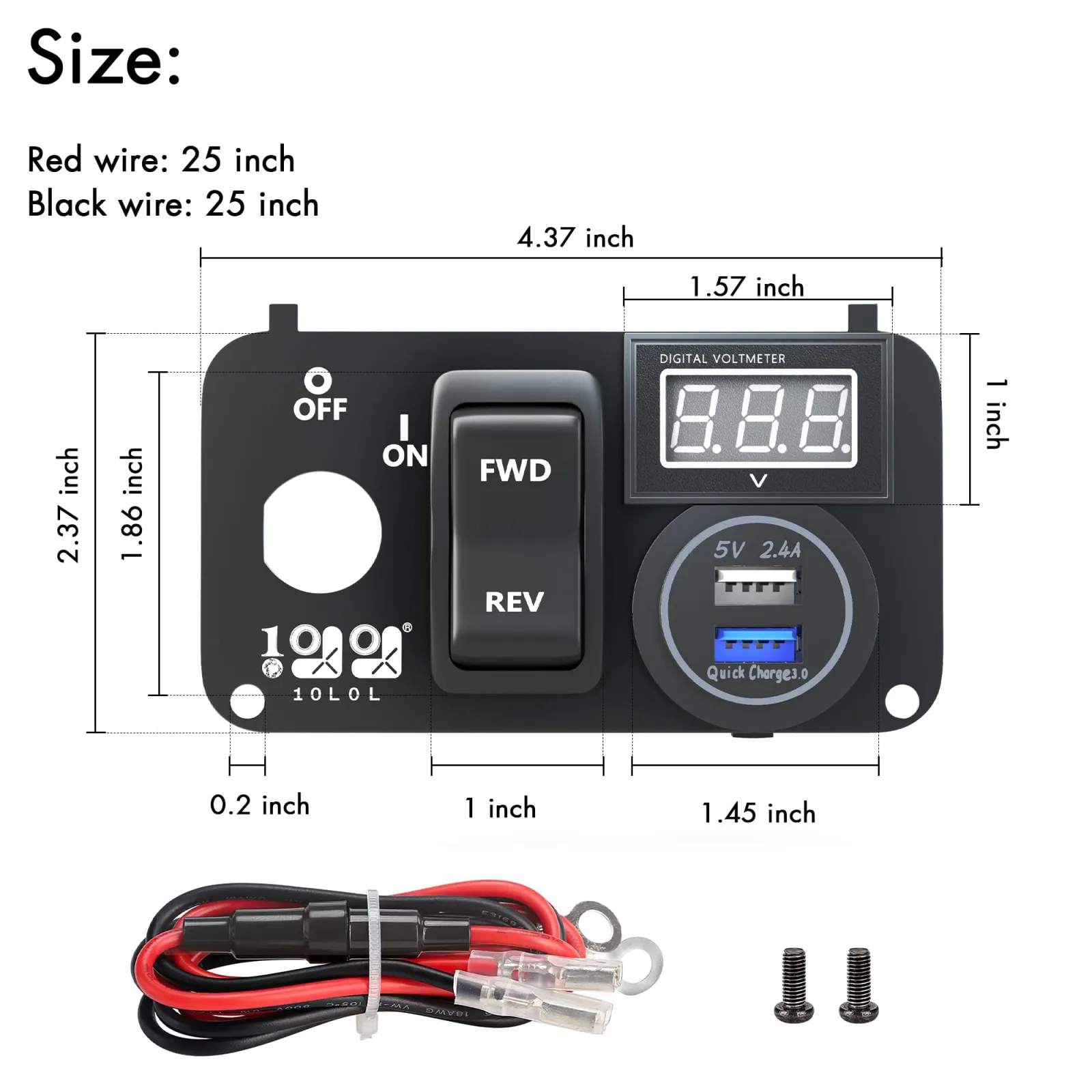 10L0L EZGO TXT PDS Dash Console Panel Kit image 4