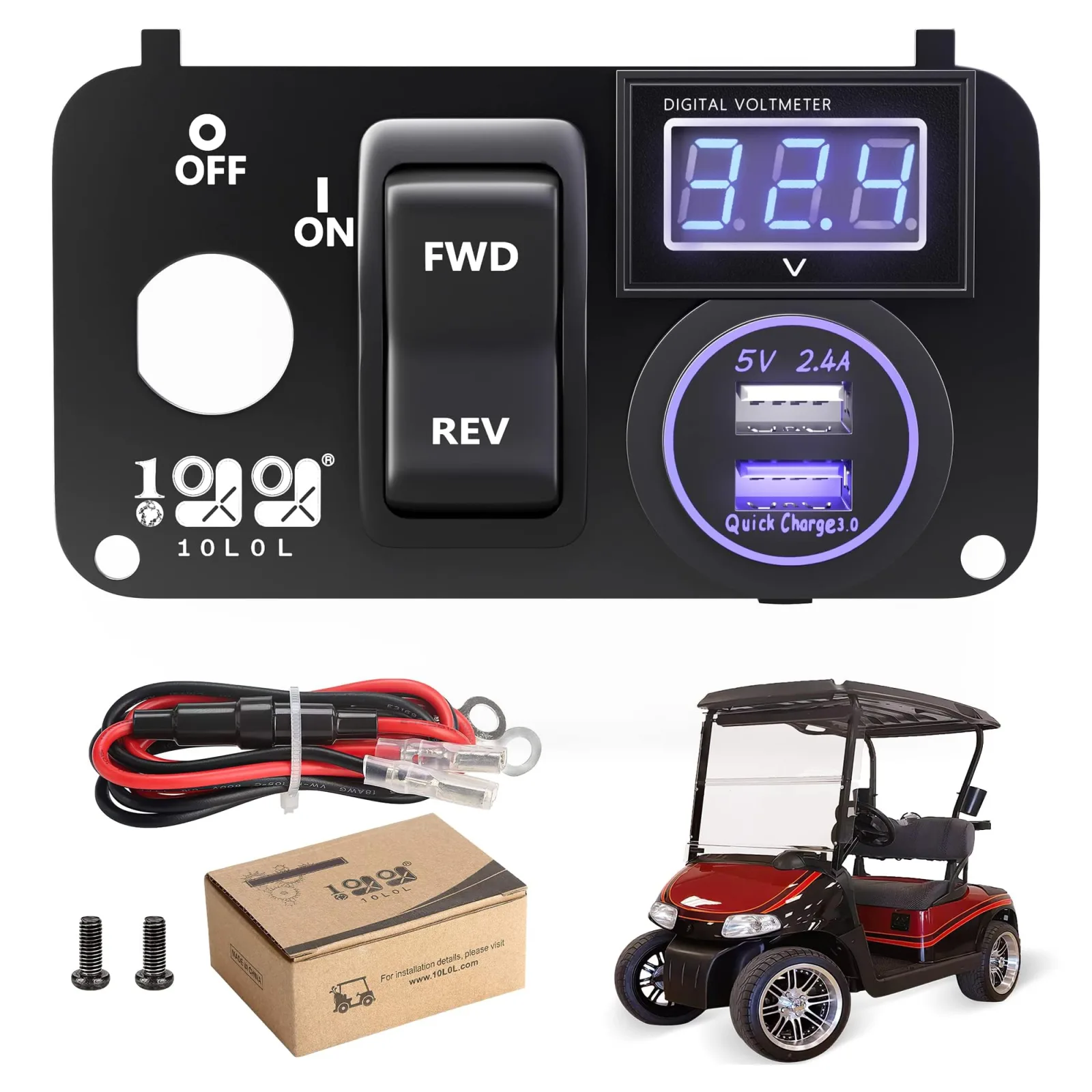 10L0L EZGO TXT PDS Dash Console Panel Kit