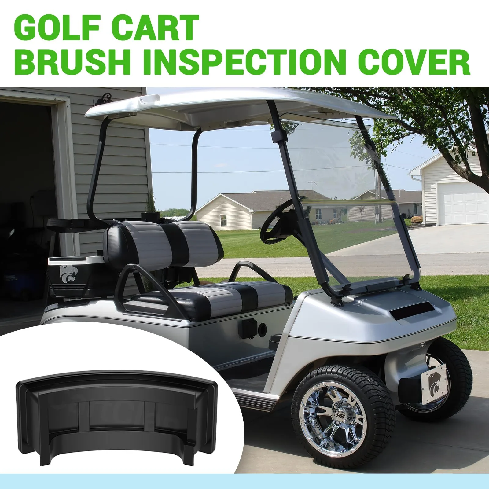 CartClan Golf Cart Brush Inspection Cover Kit CT-0180 image 4