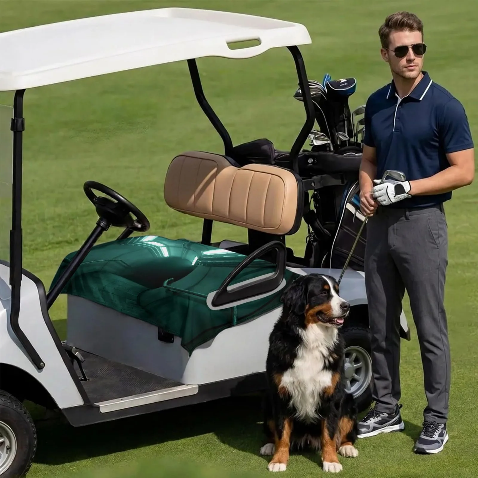 DecorLovee Golf Cart Seat Cover Towel, 51 x 31 in. image 3