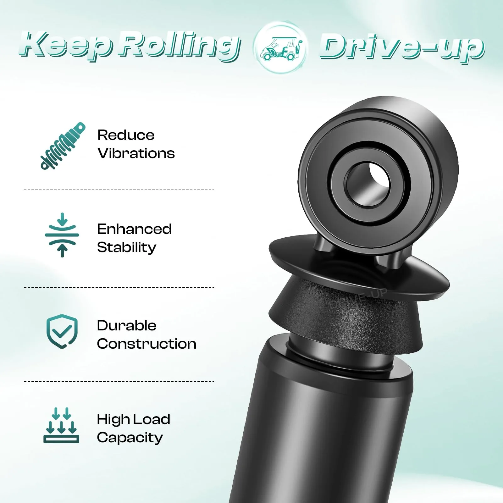 DRIVE UP Rear Shocks for E-Z-GO RXV 2008-2013.2 image 2