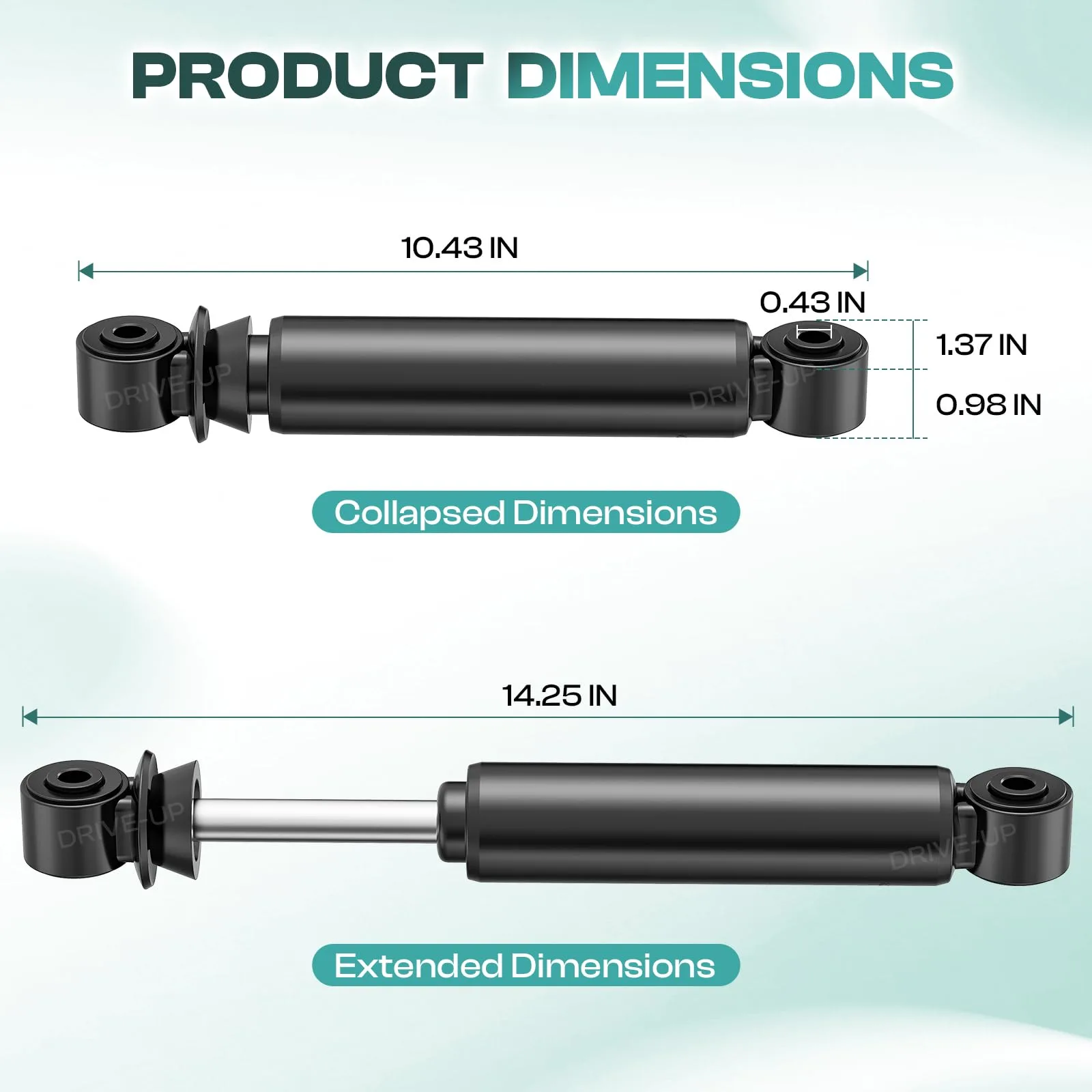 DRIVE UP Rear Shocks for E-Z-GO RXV 2008-2013.2 image 4