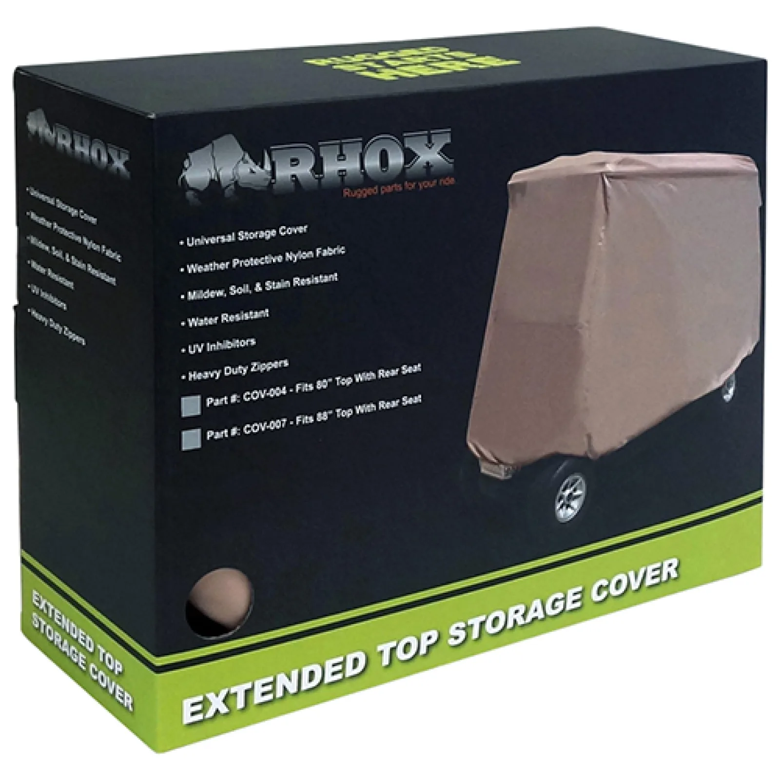 RHOX Red Hawk COV-004 Golf Cart Storage Cover