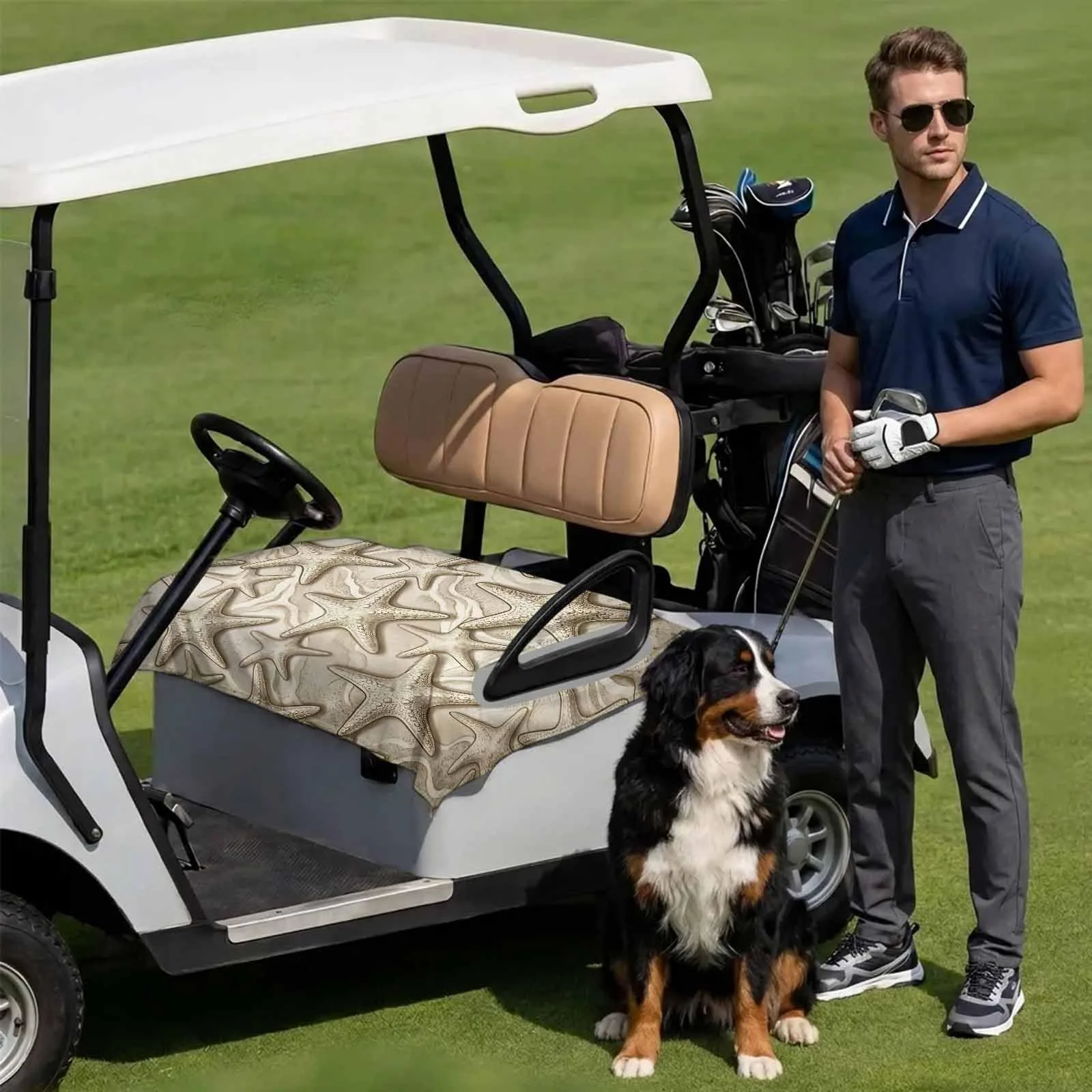 DecorLovee Golf Cart Seat Cover 51 x 31 Inch image 3