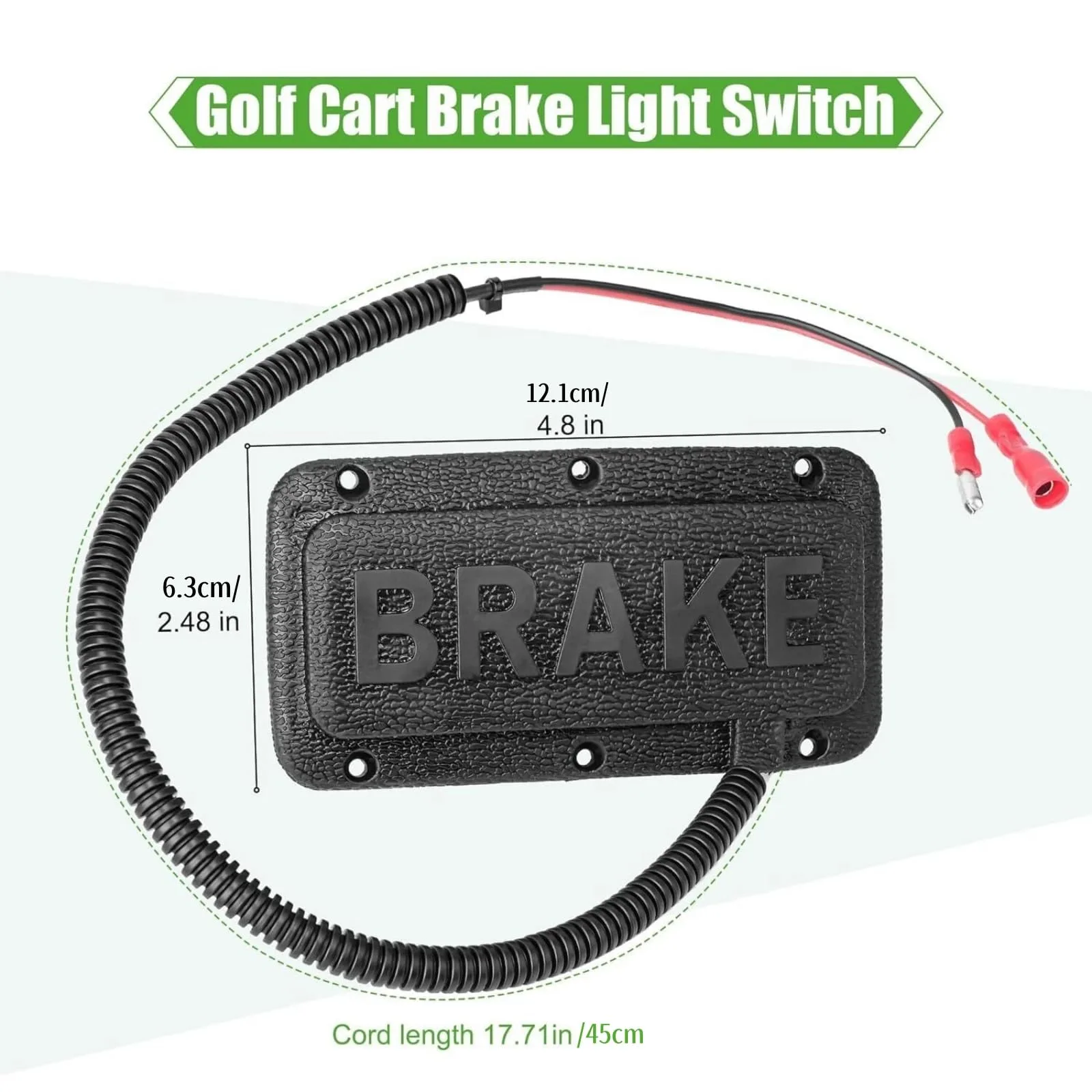 DBEIXIWEI Brake Light Pad Switch for Golf Carts DUSE195900000 image 2