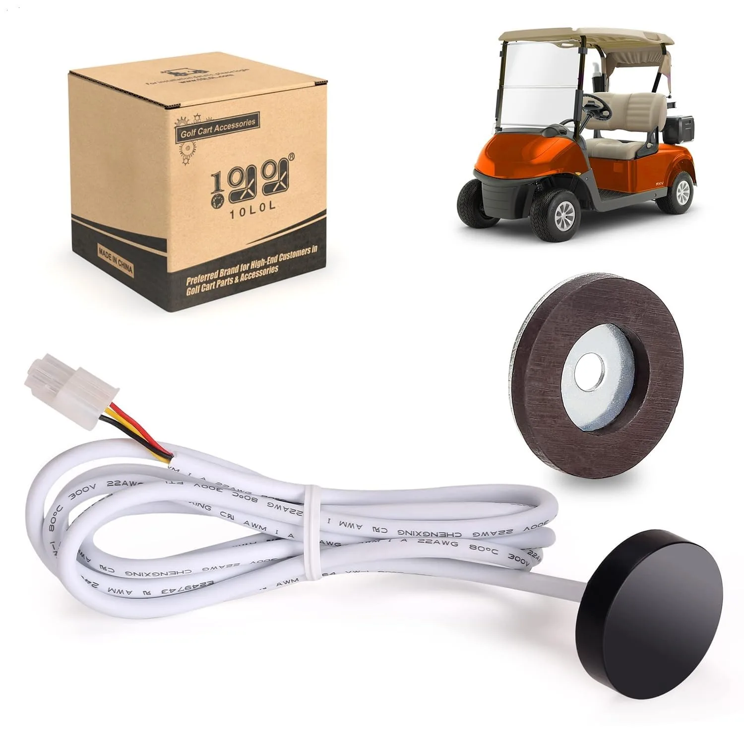 10L0L 36V Speed Sensor and Magnet Kit for E-Z-GO PDS