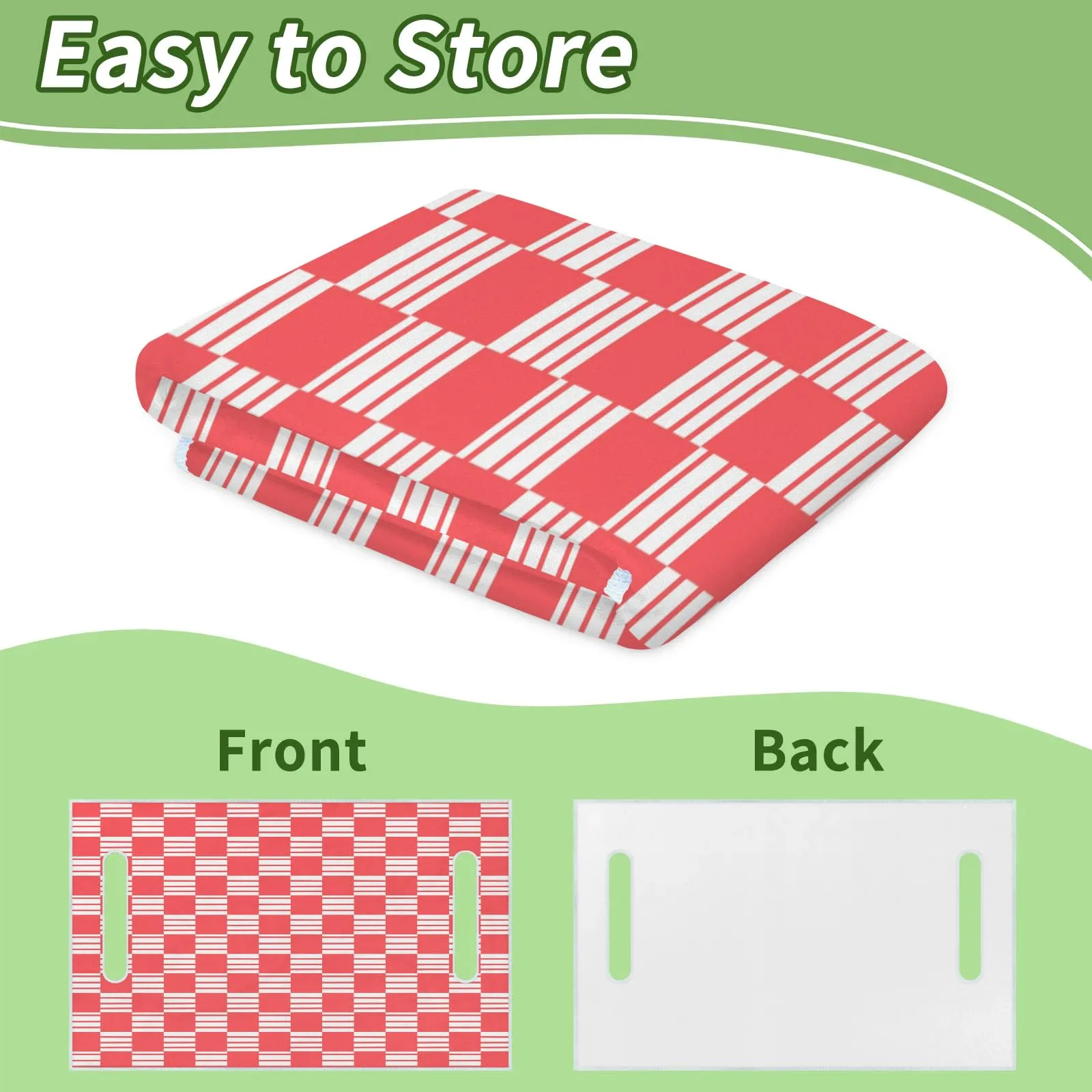 Tiveruda Golf Cart Seat Cover for Double Seats 51 x 31 in image 4