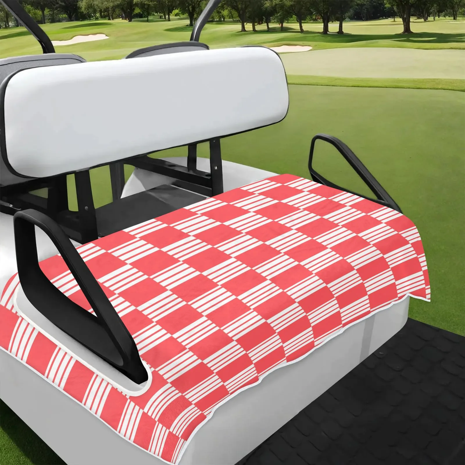 Tiveruda Golf Cart Seat Cover for Double Seats 51 x 31 in