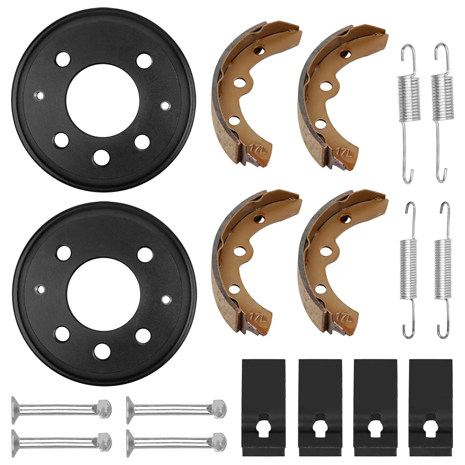 Gledewen A2030 Brake Drum and Shoe Spring Kit for Club Car DS