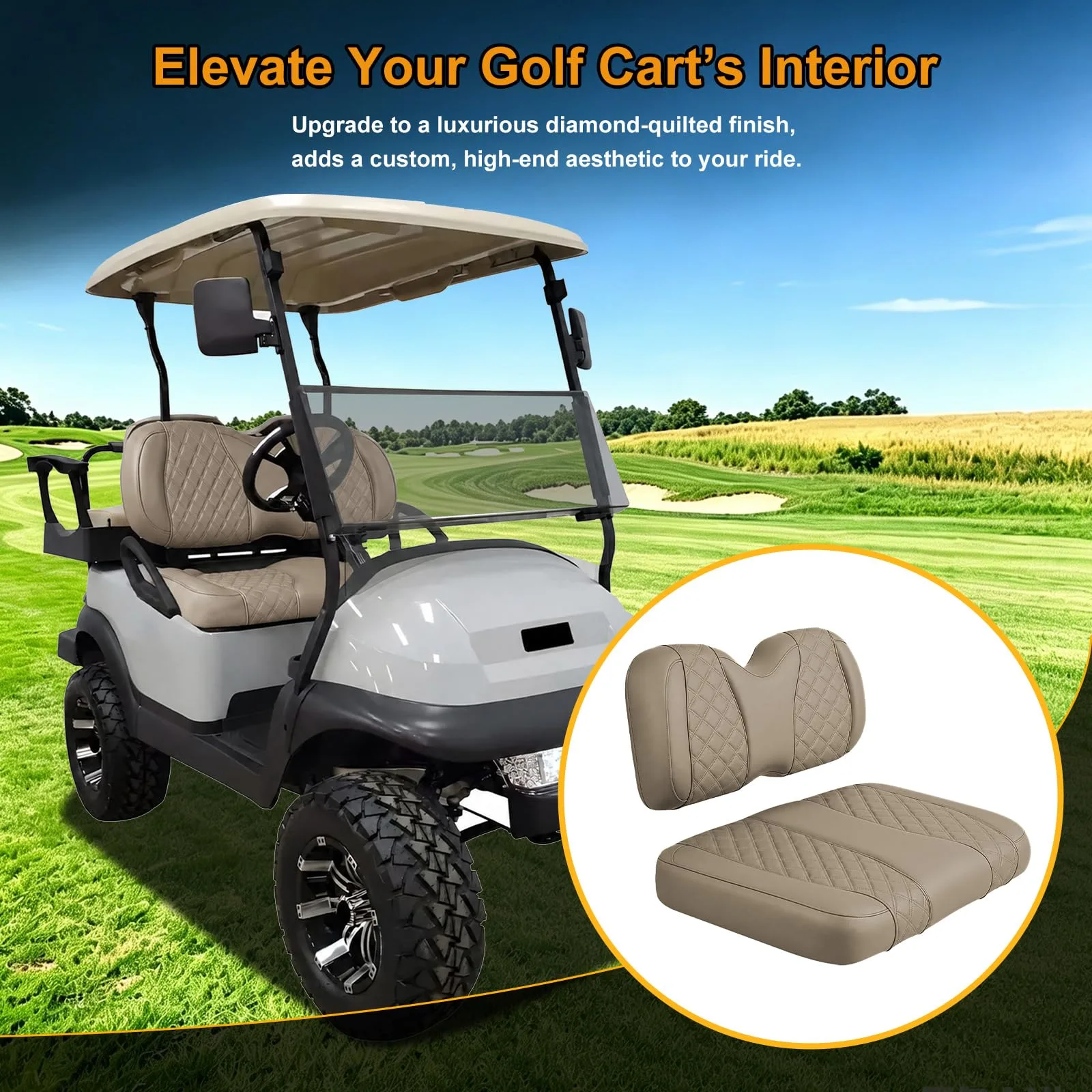 ZWPARTS Seat Covers for Club Car Precedent 2012-Up image 2