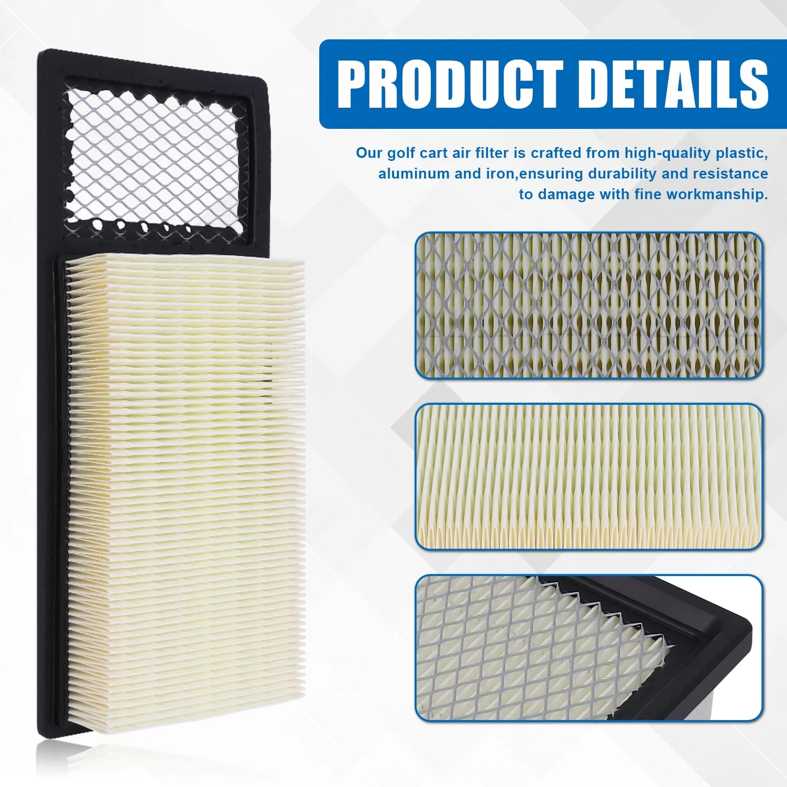 Podoy 72368G01 Air Filter for E-Z-GO Medalist TXT image 2
